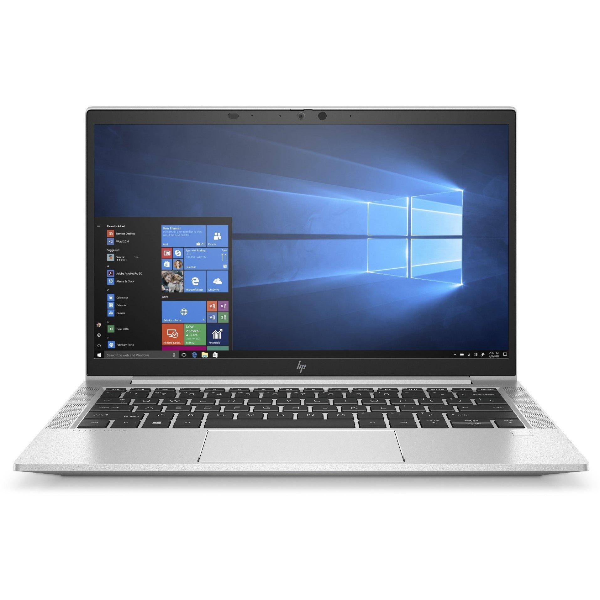 Black - HP - Refurbished HP EliteBook 830 G7 13 Inch Laptop - Intel Core i5-10310U 16GB 512GB SSD - 1