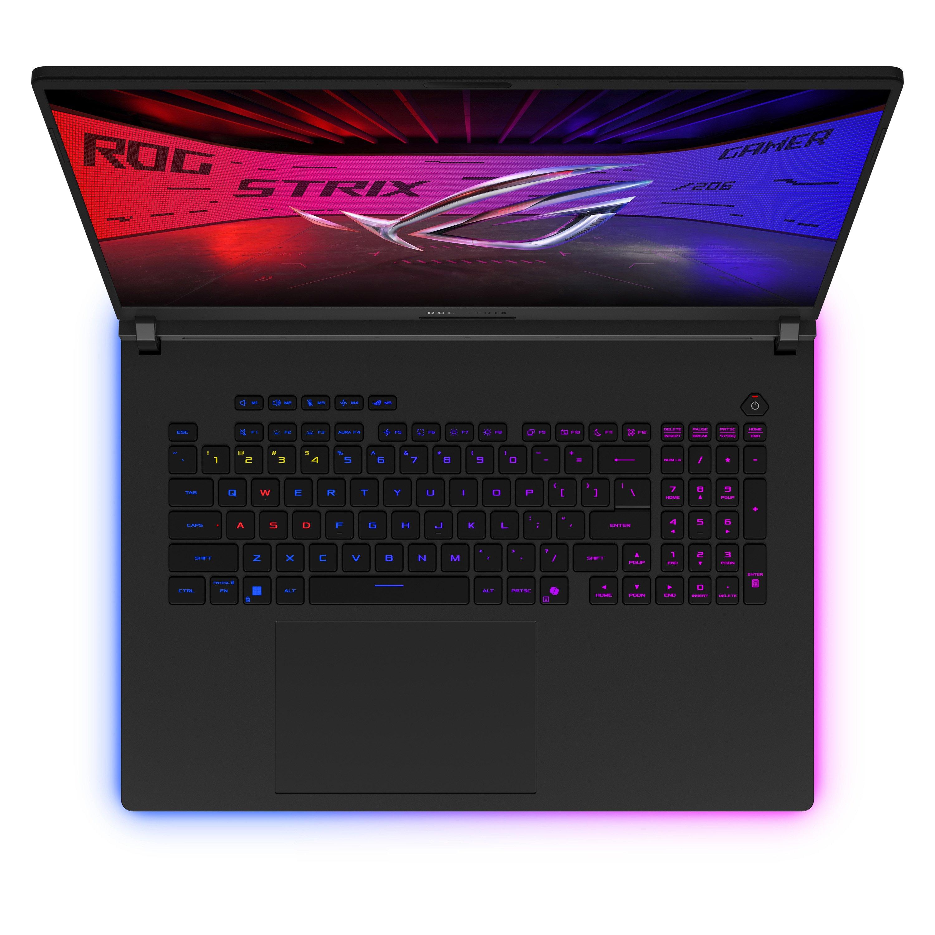 Black - ASUS - ASUS ROG Strix SCAR 18 4K Mini LED 240Hz - Ultra 9 290HX Plus 64GB 2TB RTX 5090 - 4