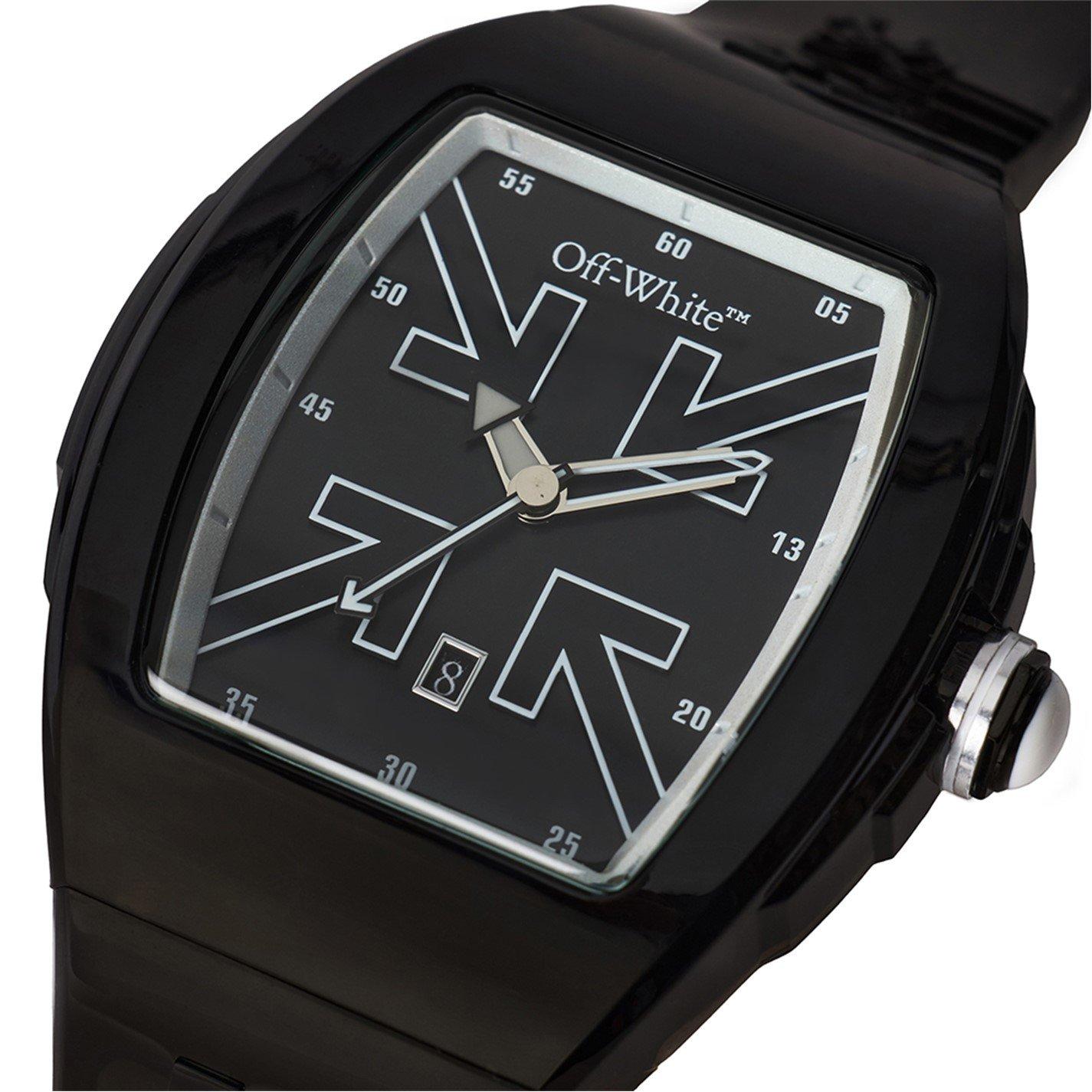 Black - Off White - Men's Beat Analogue Quartz Watch - 2