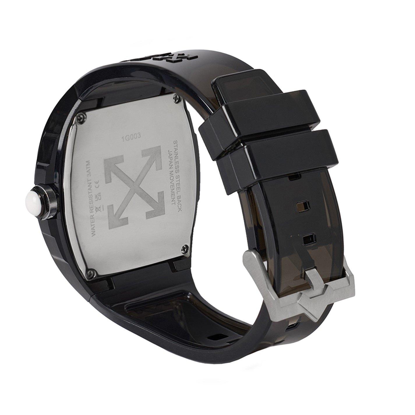 Black - Off White - Men's Beat Analogue Quartz Watch - 4