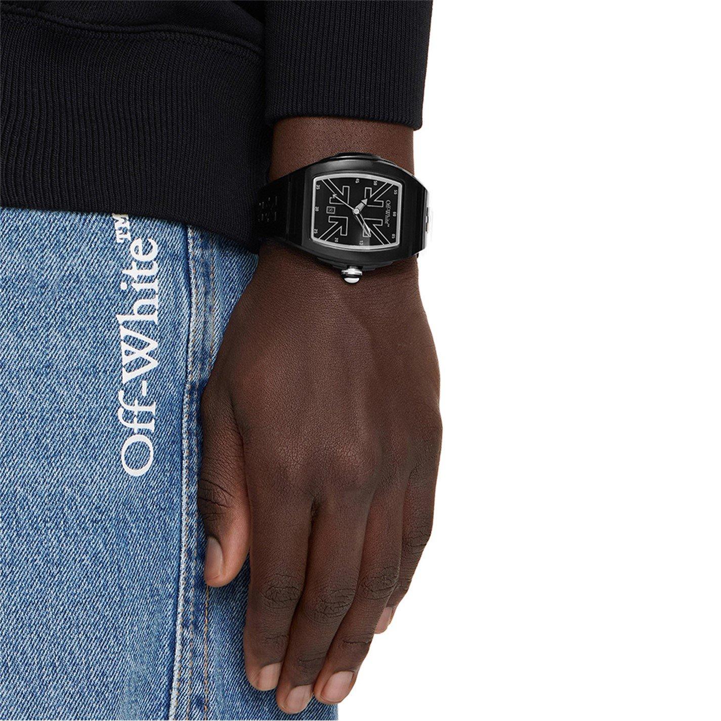 Black - Off White - Men's Beat Analogue Quartz Watch - 5