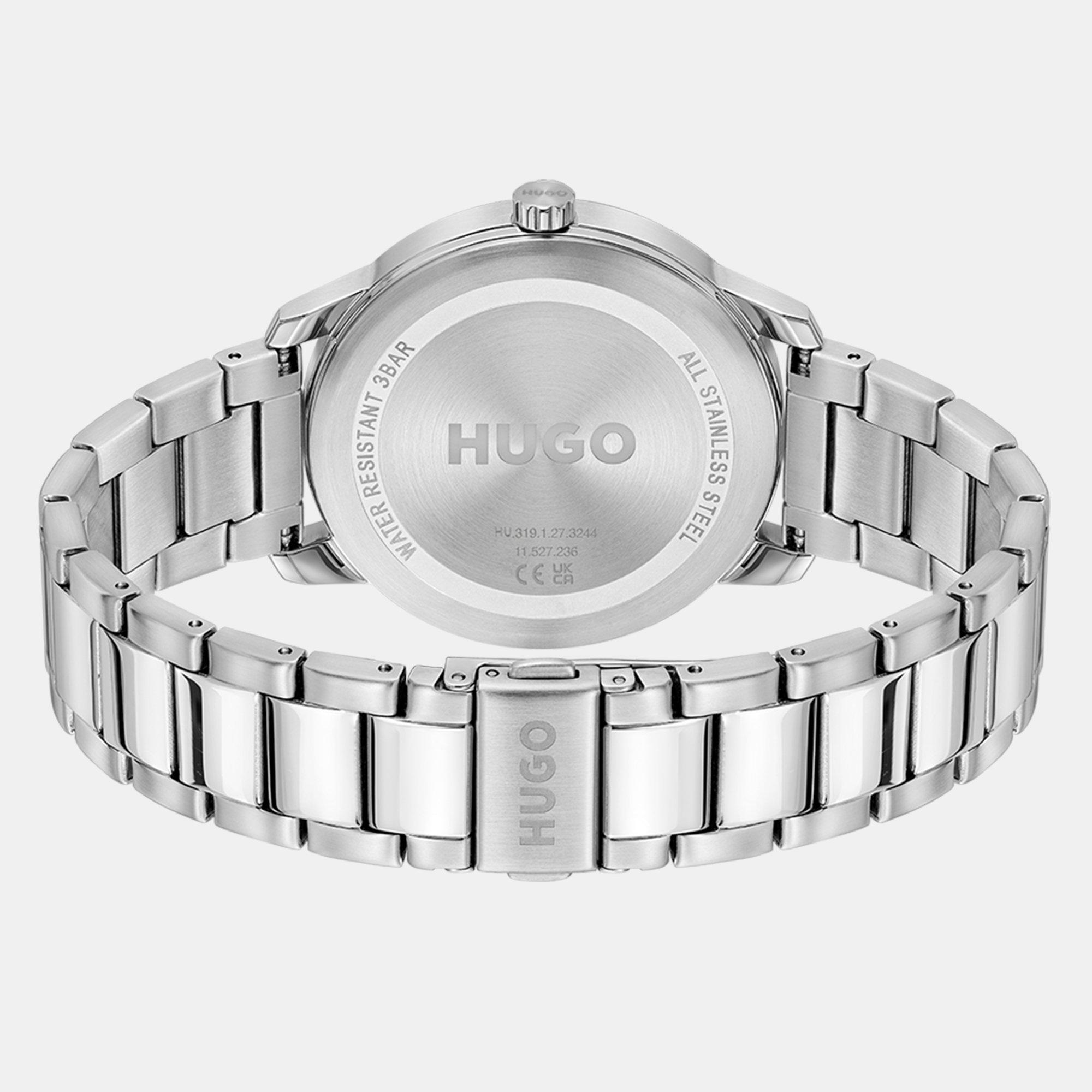 Black/Silver - Hugo - HUGO Mens #Stamp Watch - 2