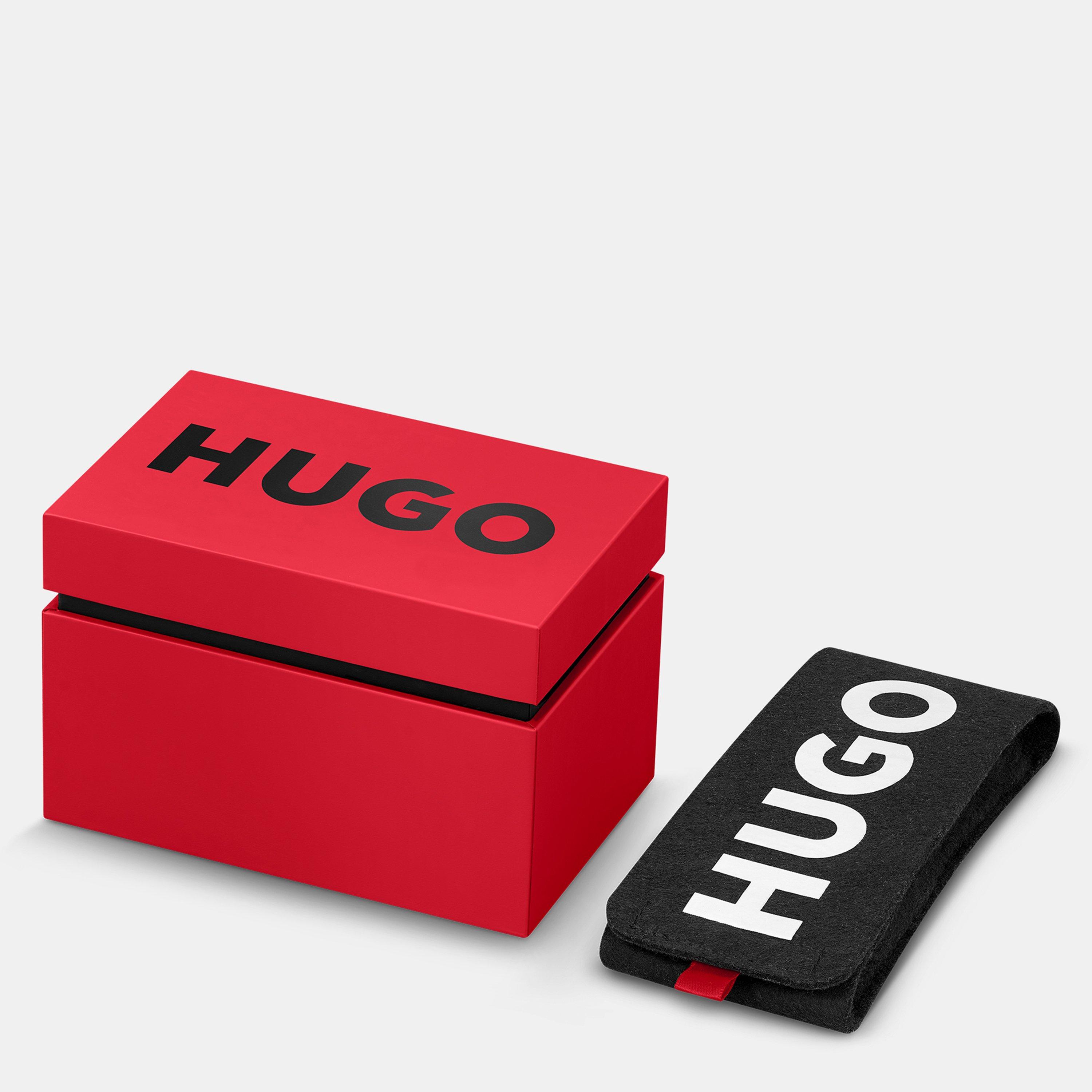 Black/Silver - Hugo - HUGO Mens #Stamp Watch - 5