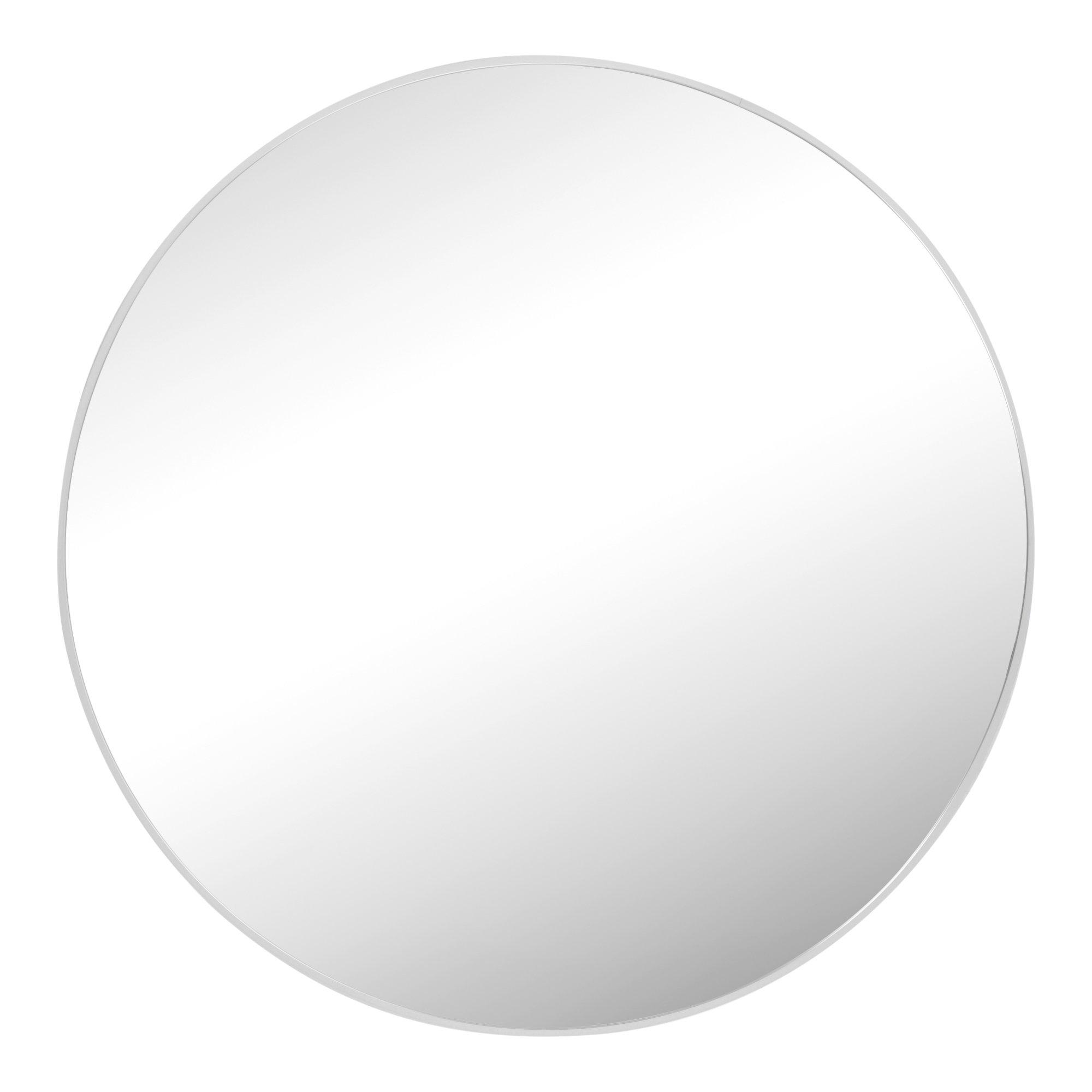 Acton Round Metal Framed Wall Mirror