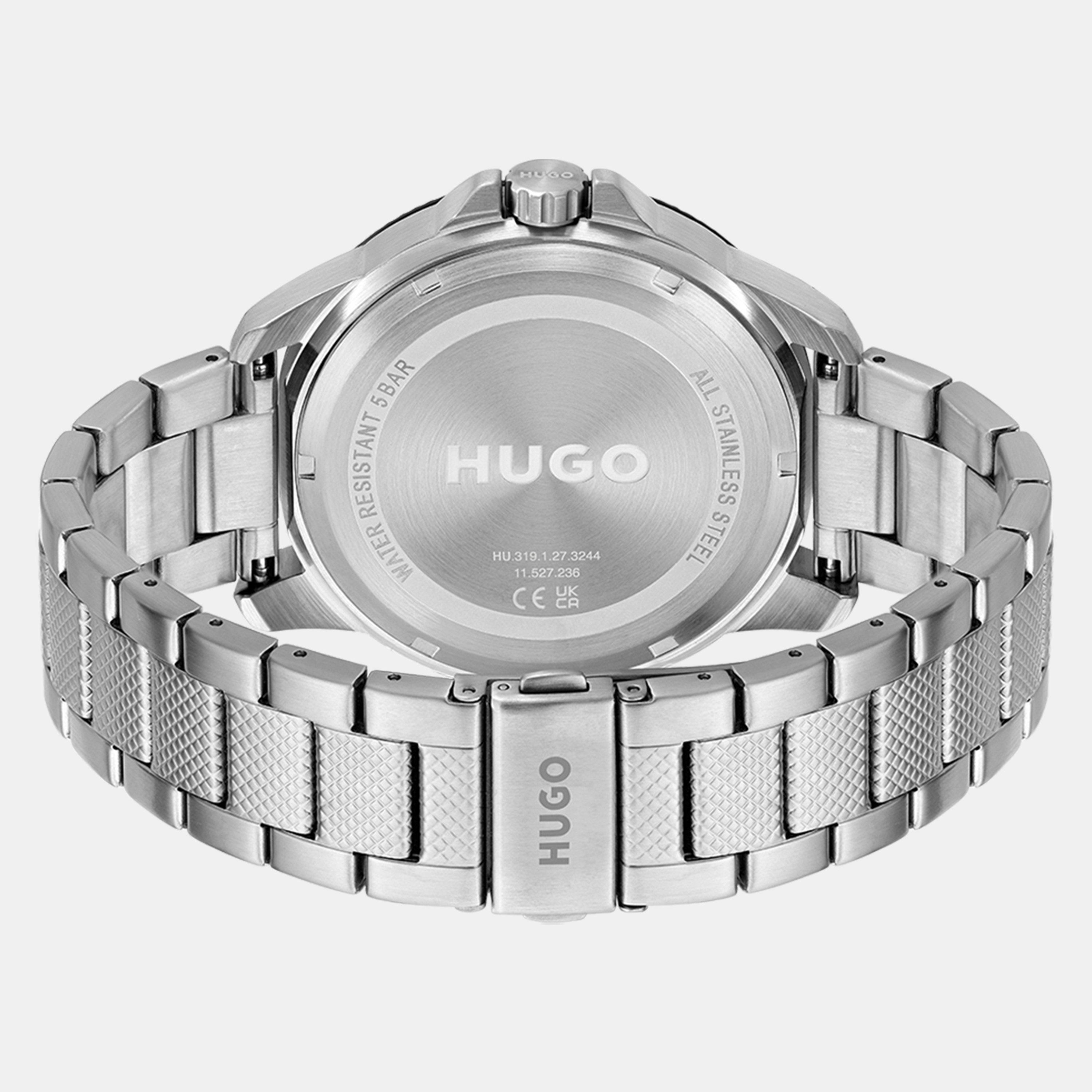 Black/Silver - Hugo - Gents HUGO #SPORT Bracelet Watch - 2