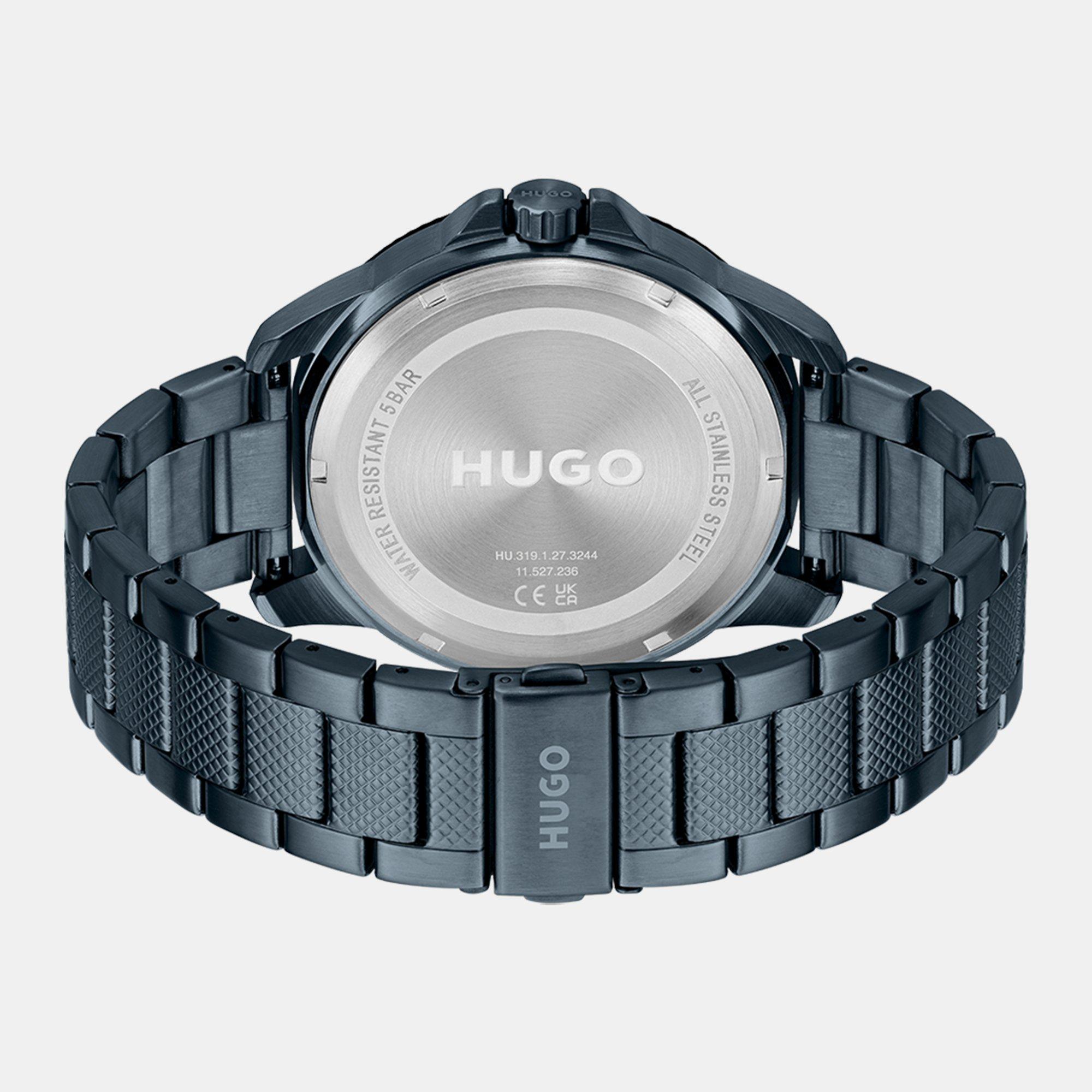 Blue/Blue - Hugo - Gents HUGO #SPORT Bracelet Watch - 3