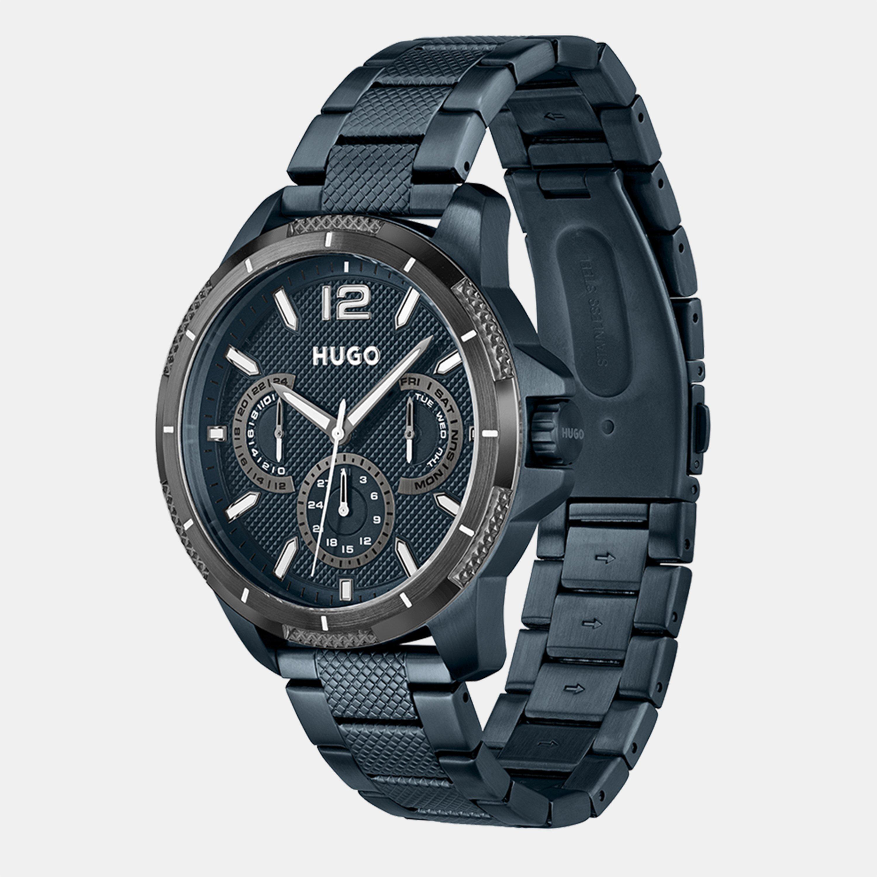 Blue/Blue - Hugo - Gents HUGO #SPORT Bracelet Watch - 4