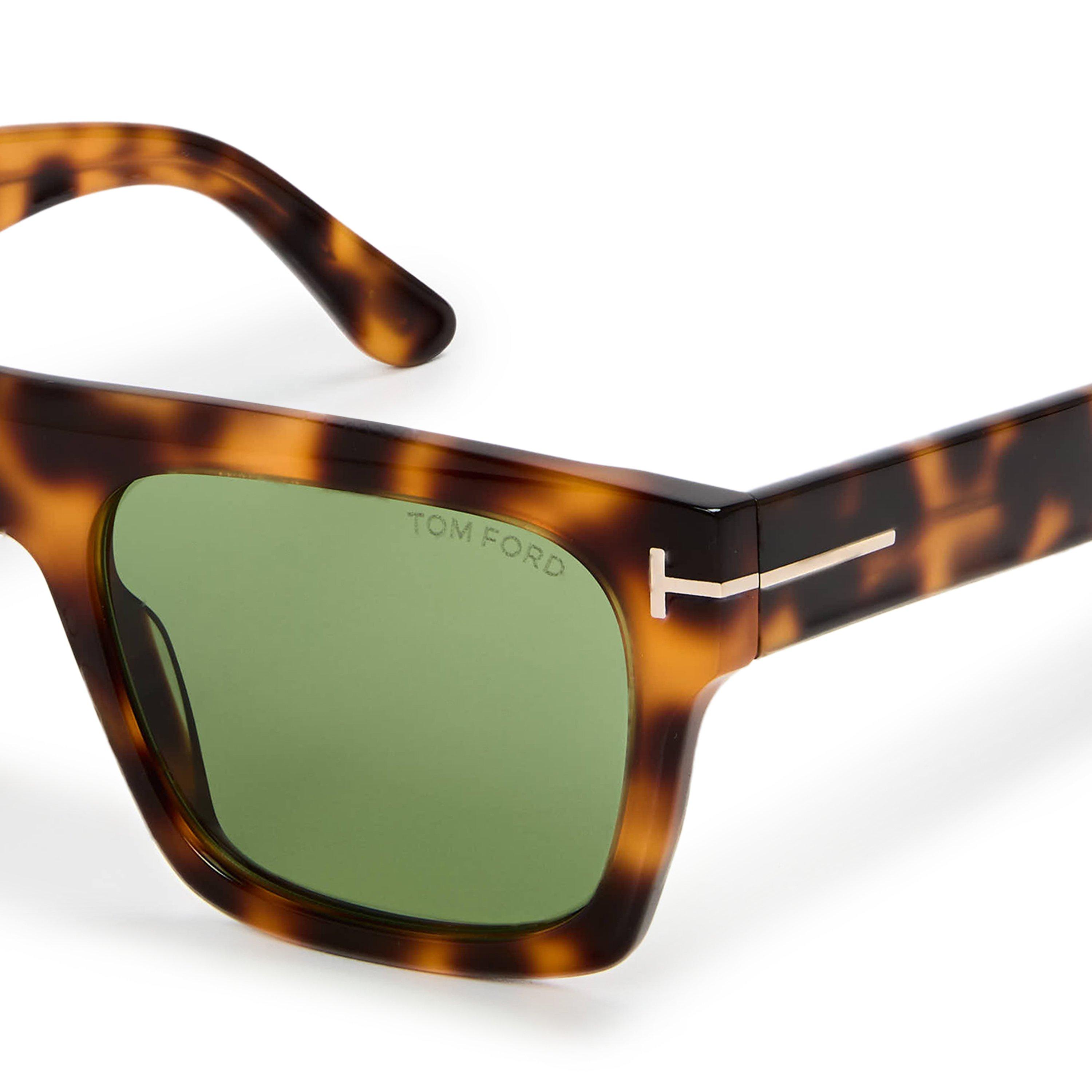 Havana/Green - Tom Ford - Men's Cyrpus Square Sunglasses - 3