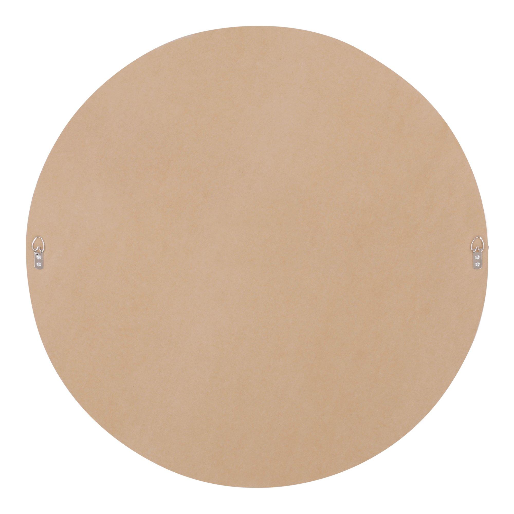 Silver - Nestwell - Round Mosaic / Crackle Wall Mirror - 5