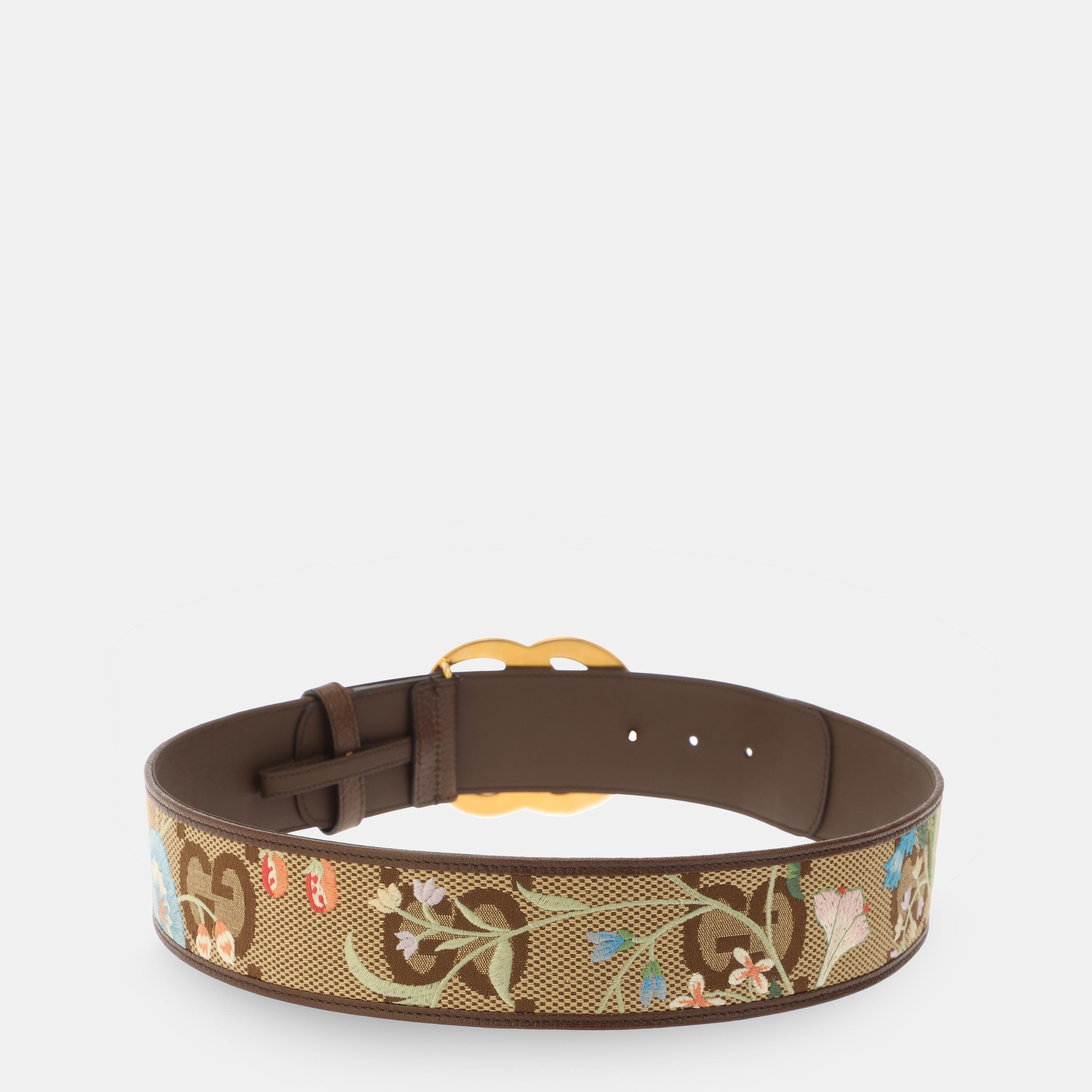 Camel Ebony - Gucci - Women's Leather Belt - 2