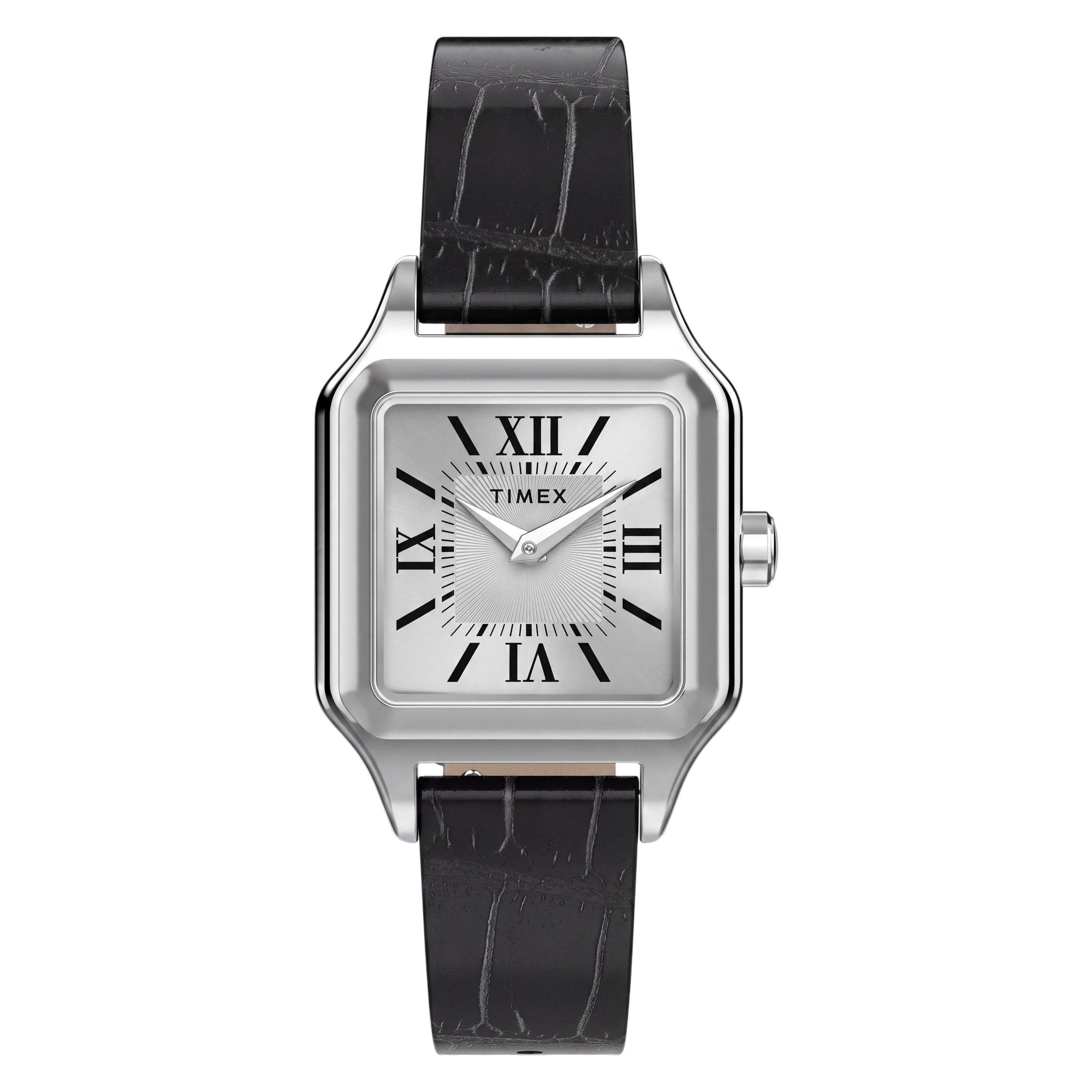 Trend Square Leather Analogue Quartz Watch