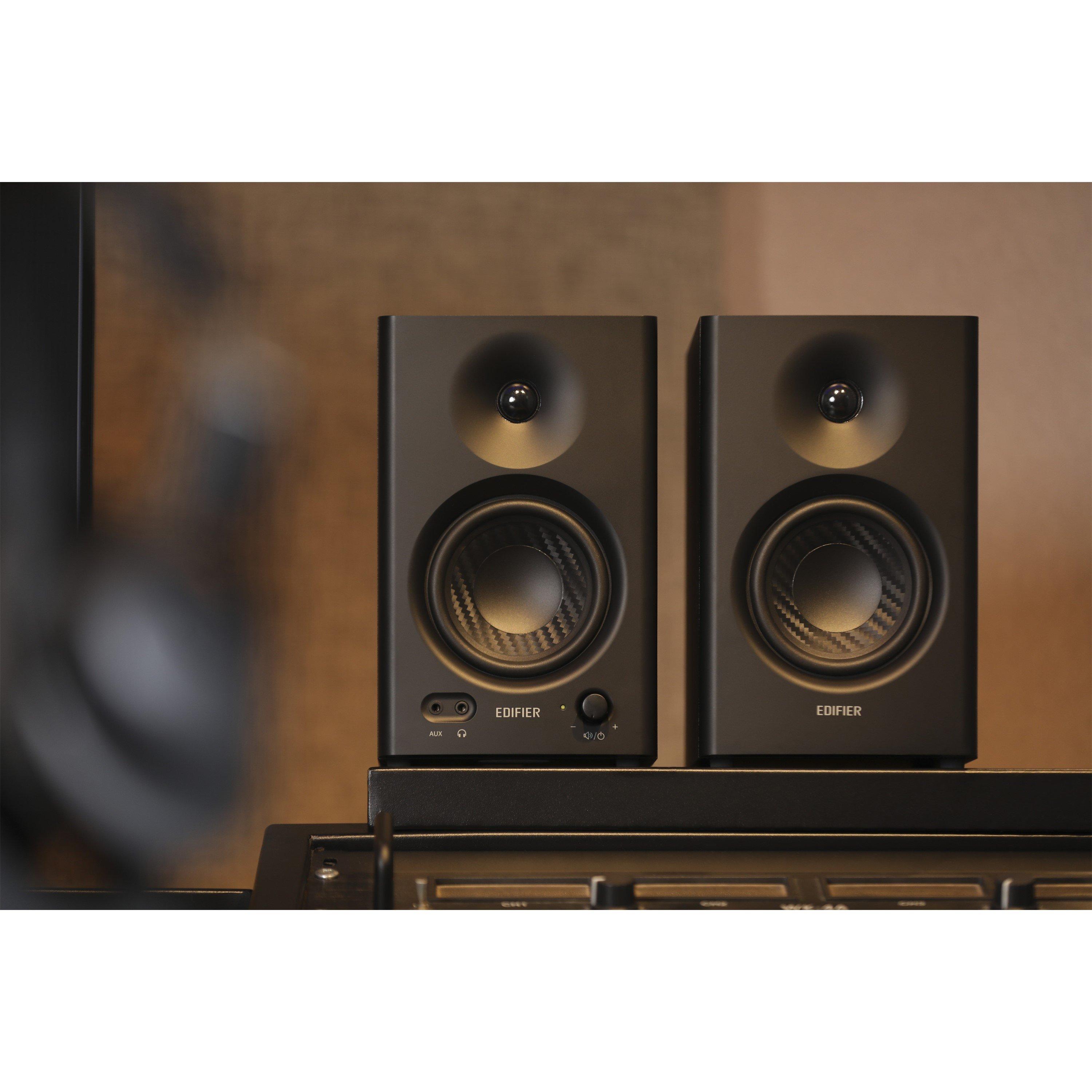 Black - Edifier - Edifier MR4 2.0 Monitor Speaker System Black - 6