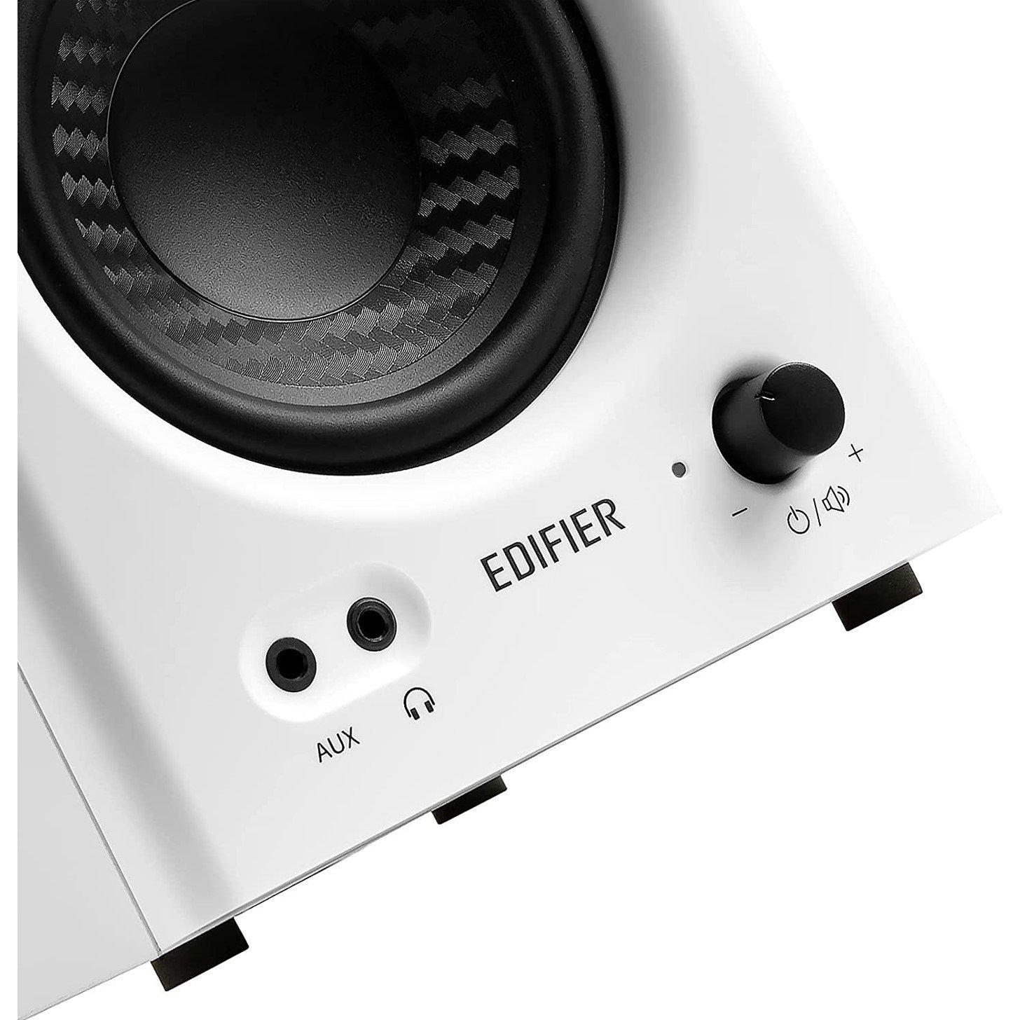 White - Edifier - Edifier MR4 2.0 Monitor Speaker System White - 3