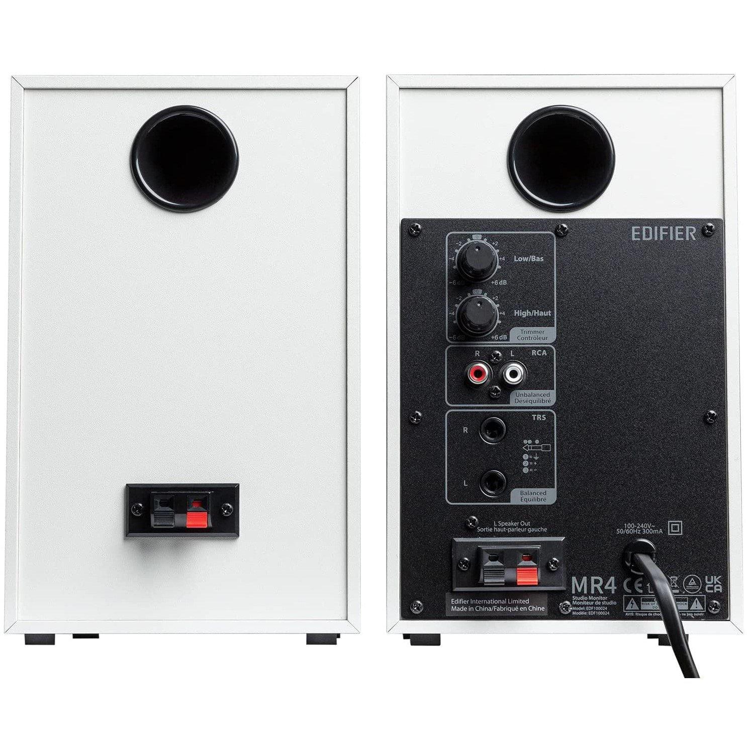 White - Edifier - Edifier MR4 2.0 Monitor Speaker System White - 5