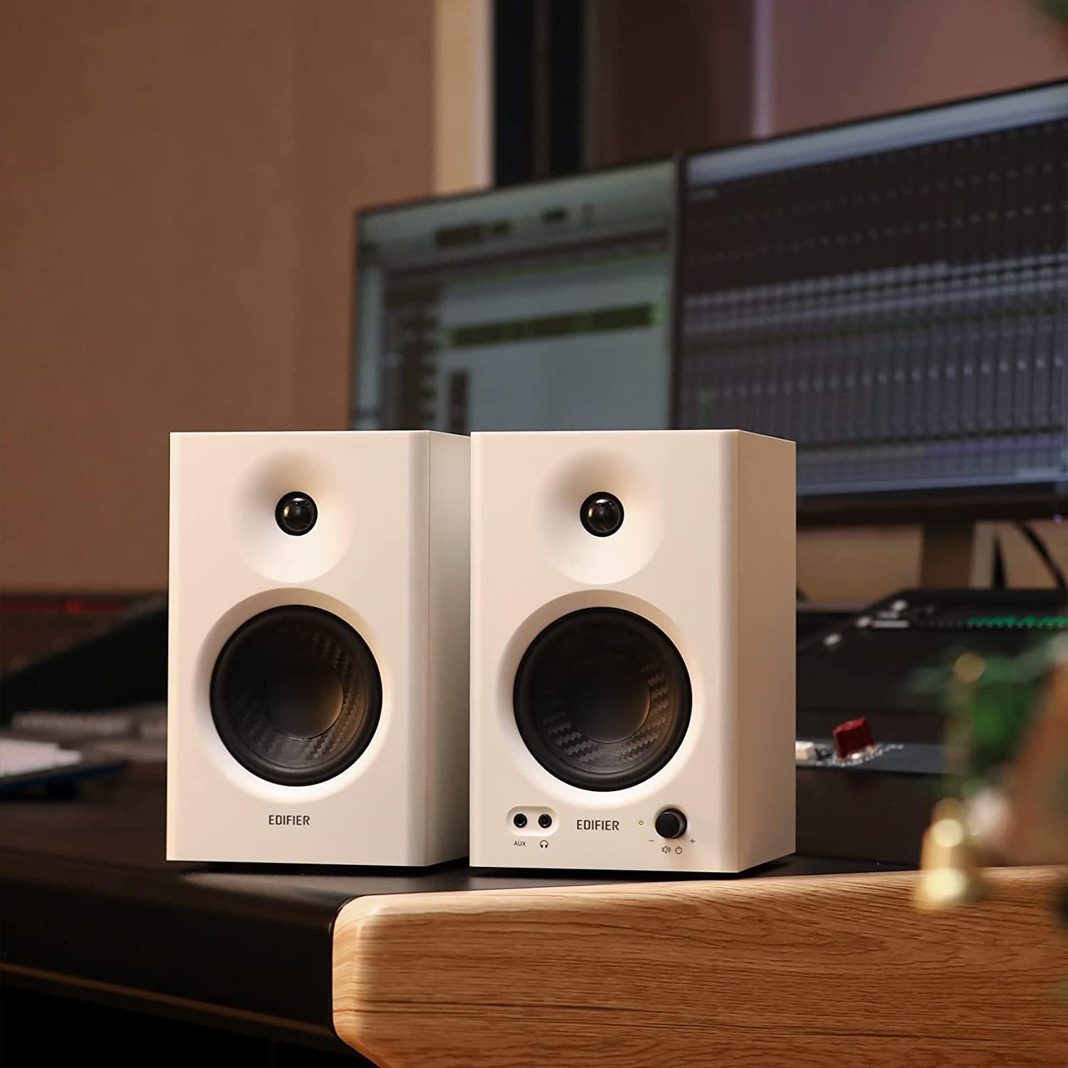White - Edifier - Edifier MR4 2.0 Monitor Speaker System White - 6