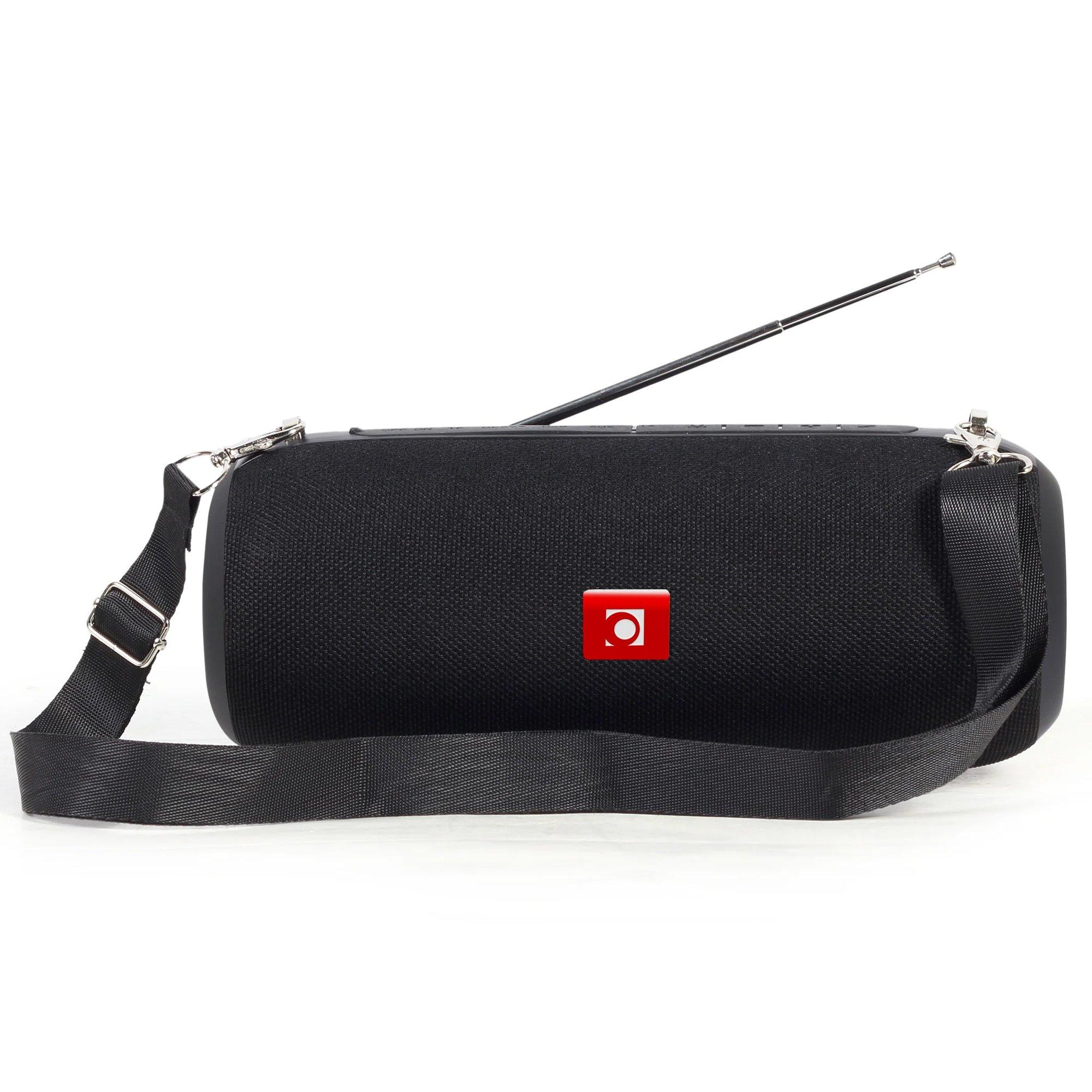 Black - Gembird - Gembird Portable Bluetooth Speaker With FM Radio - 2