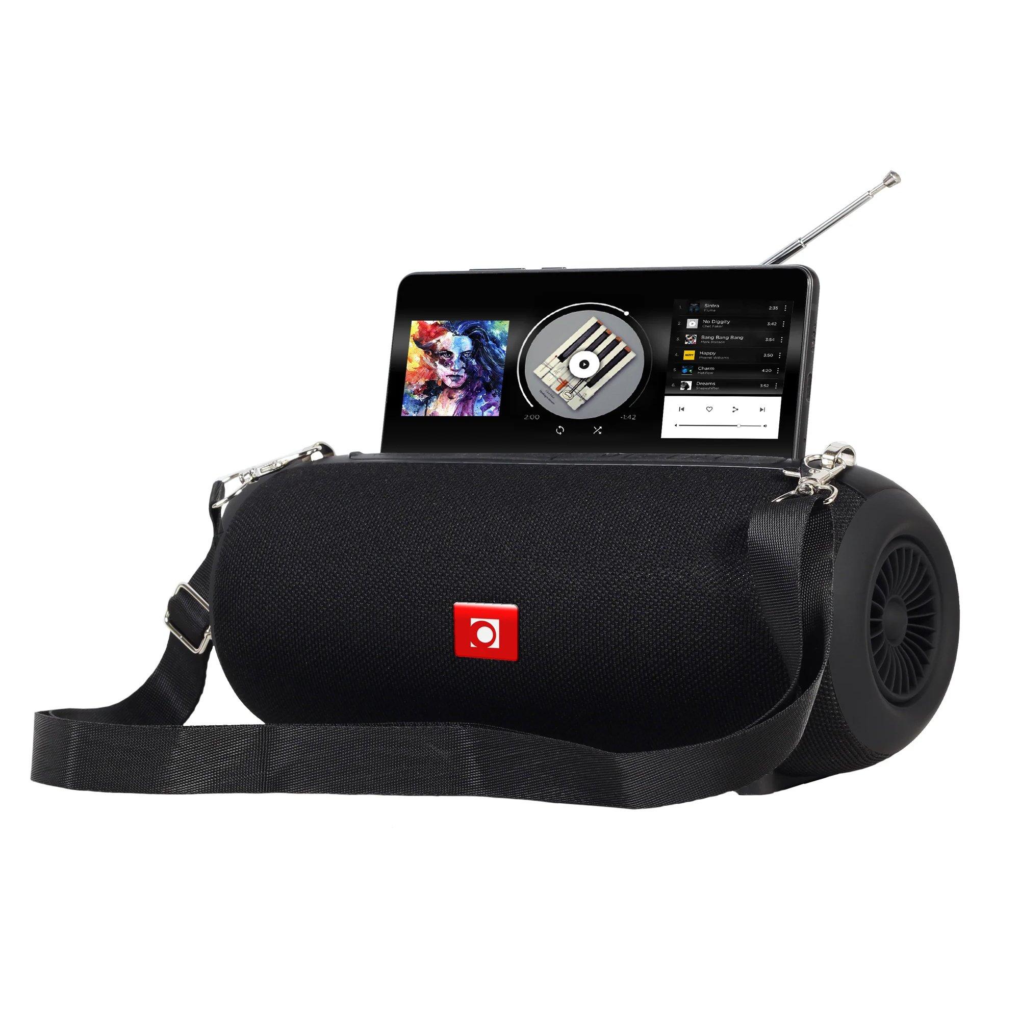 Black - Gembird - Gembird Portable Bluetooth Speaker With FM Radio - 3