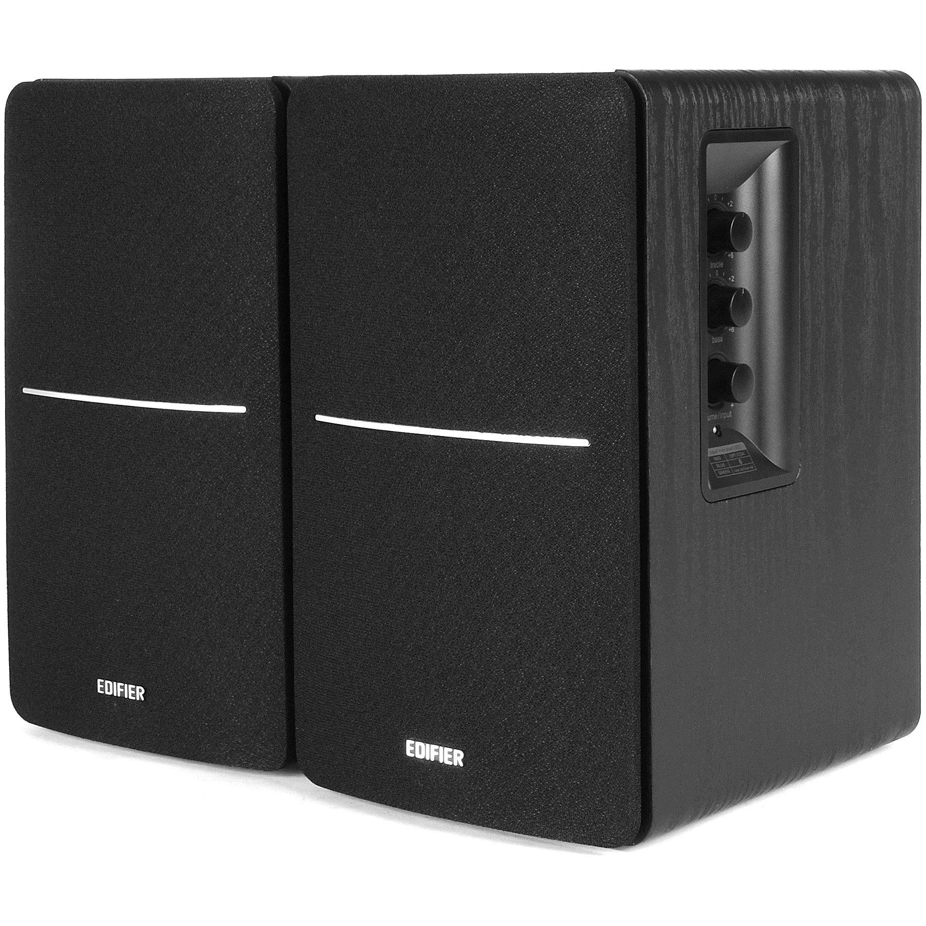 Black - Edifier - Edifier R1280DB 2.0 Bookshelf Speakers Black - 2