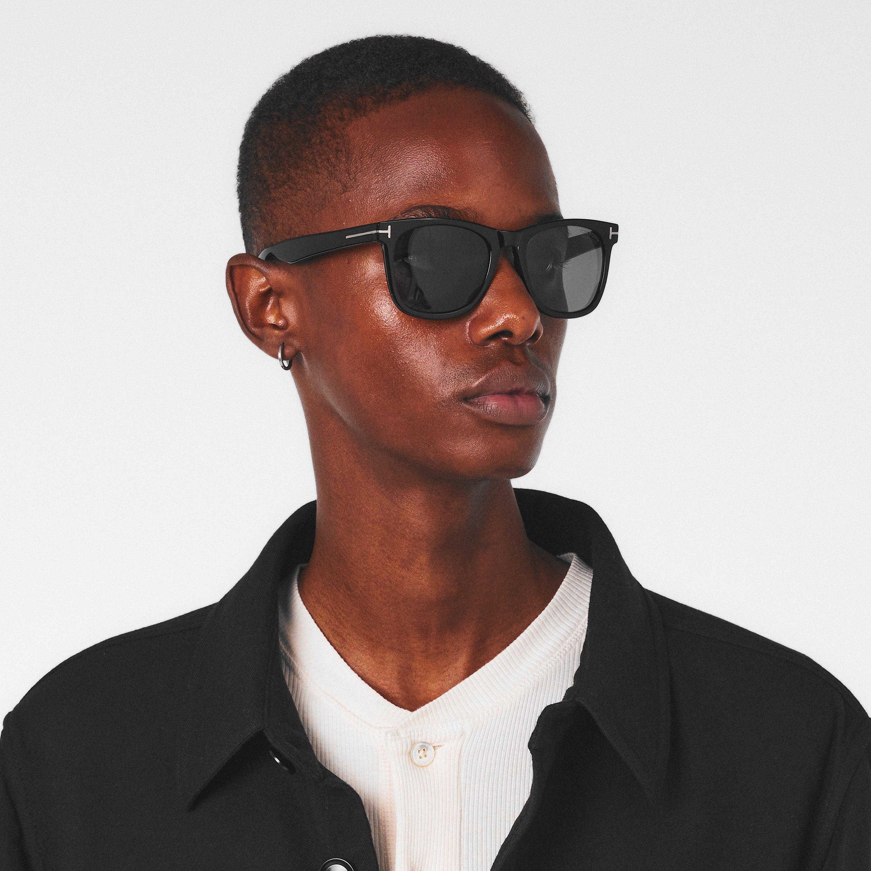 Black - Tom Ford - Kevyn Square Sunglasses - 3