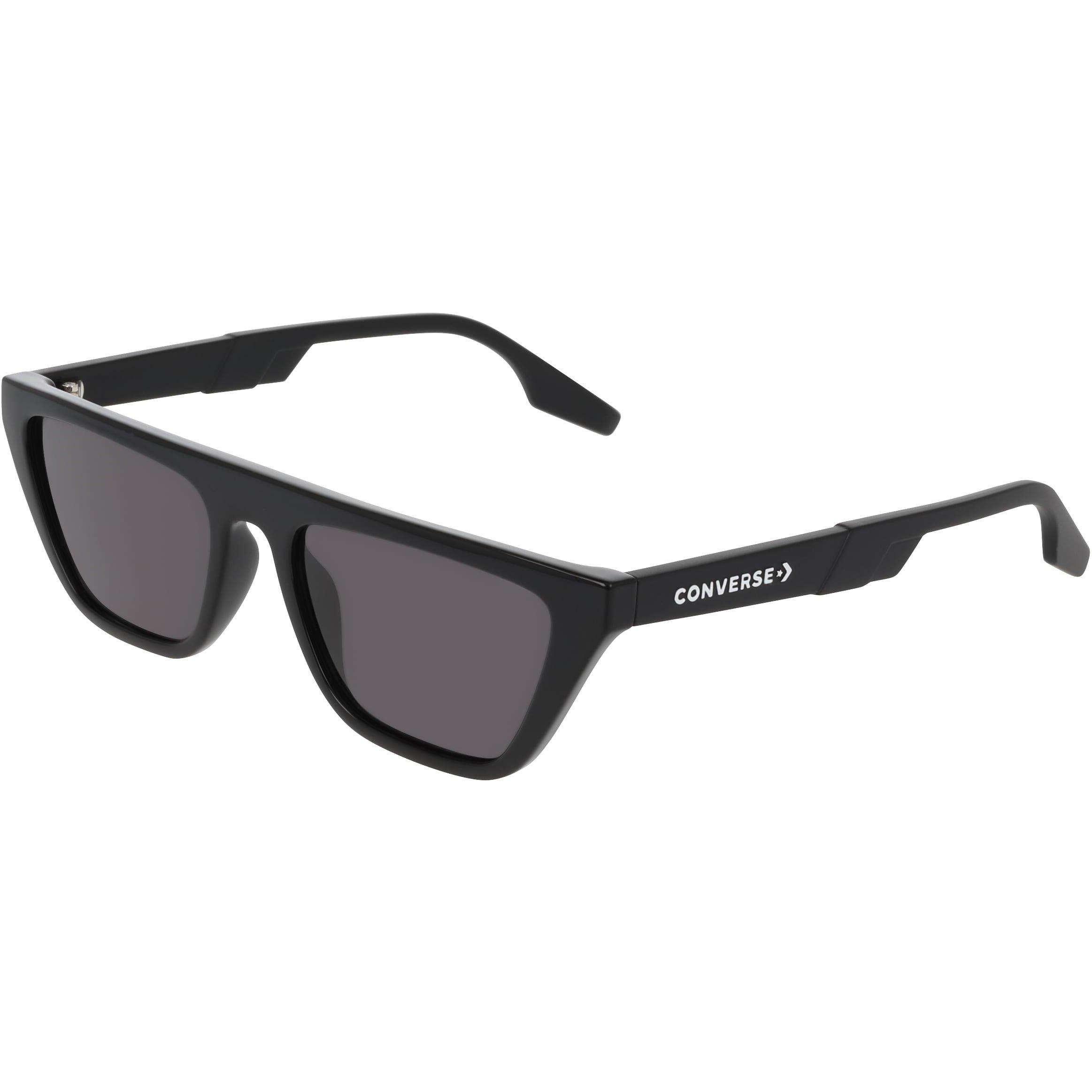 Black - Converse - Women's Modified Rectangle Sunglasses - 3