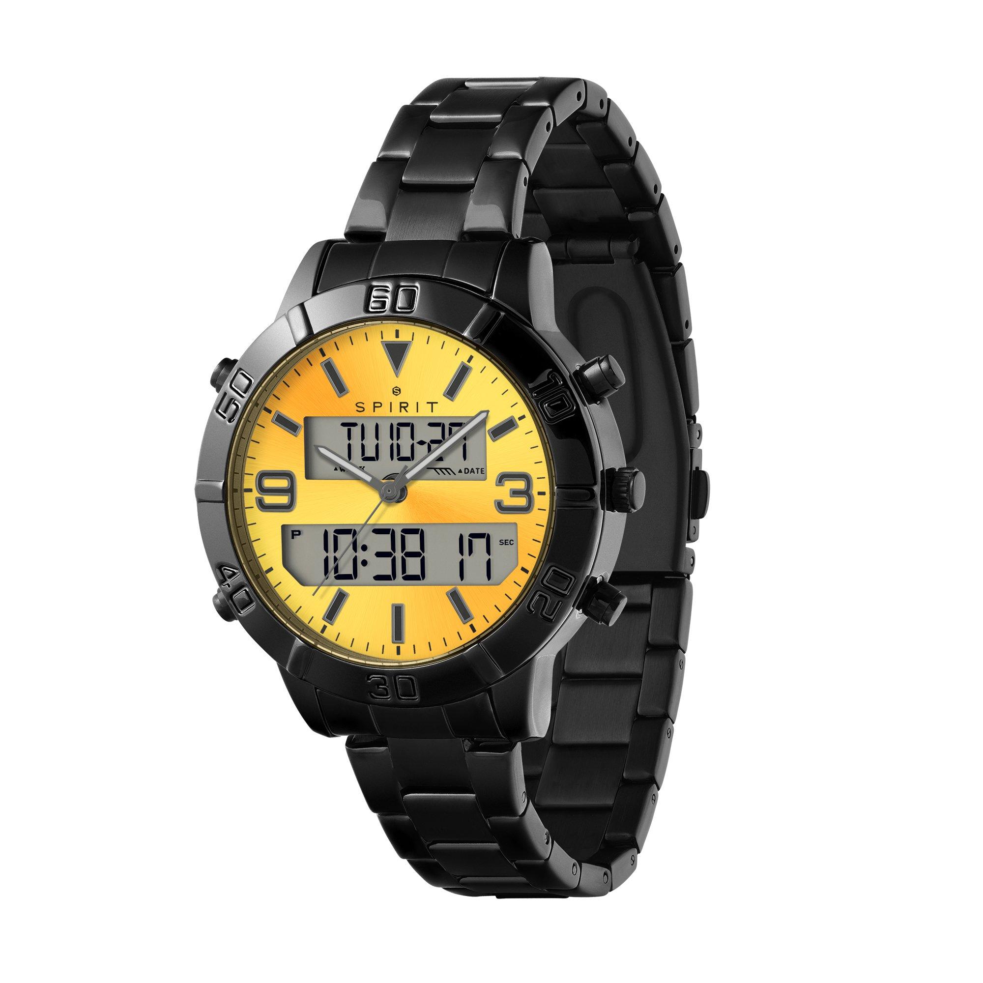 Black - Spirit - Analogue Quartz Watch - 2