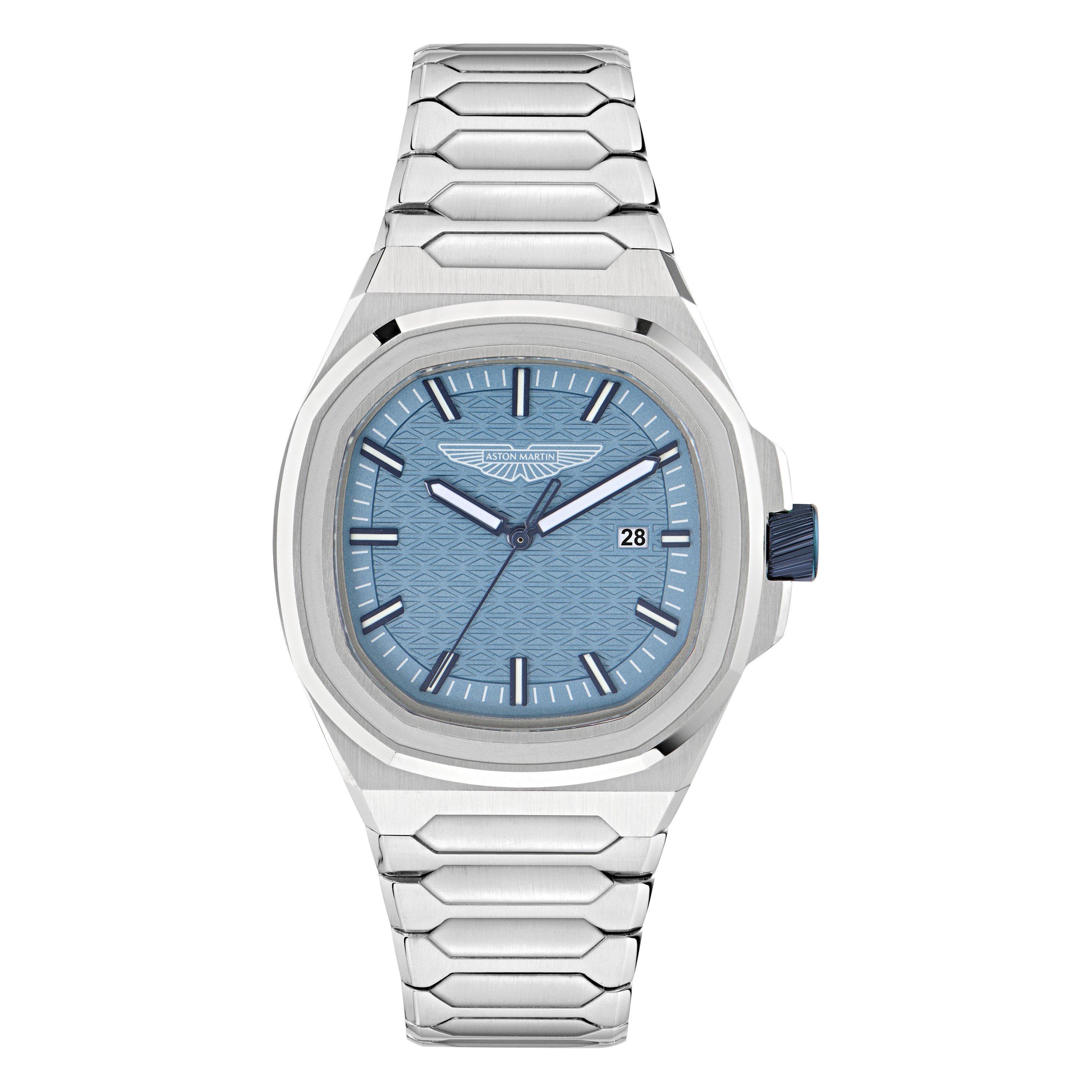 Aston Martin Men's Amr Icon Watch Sn64 - Blue/Silver