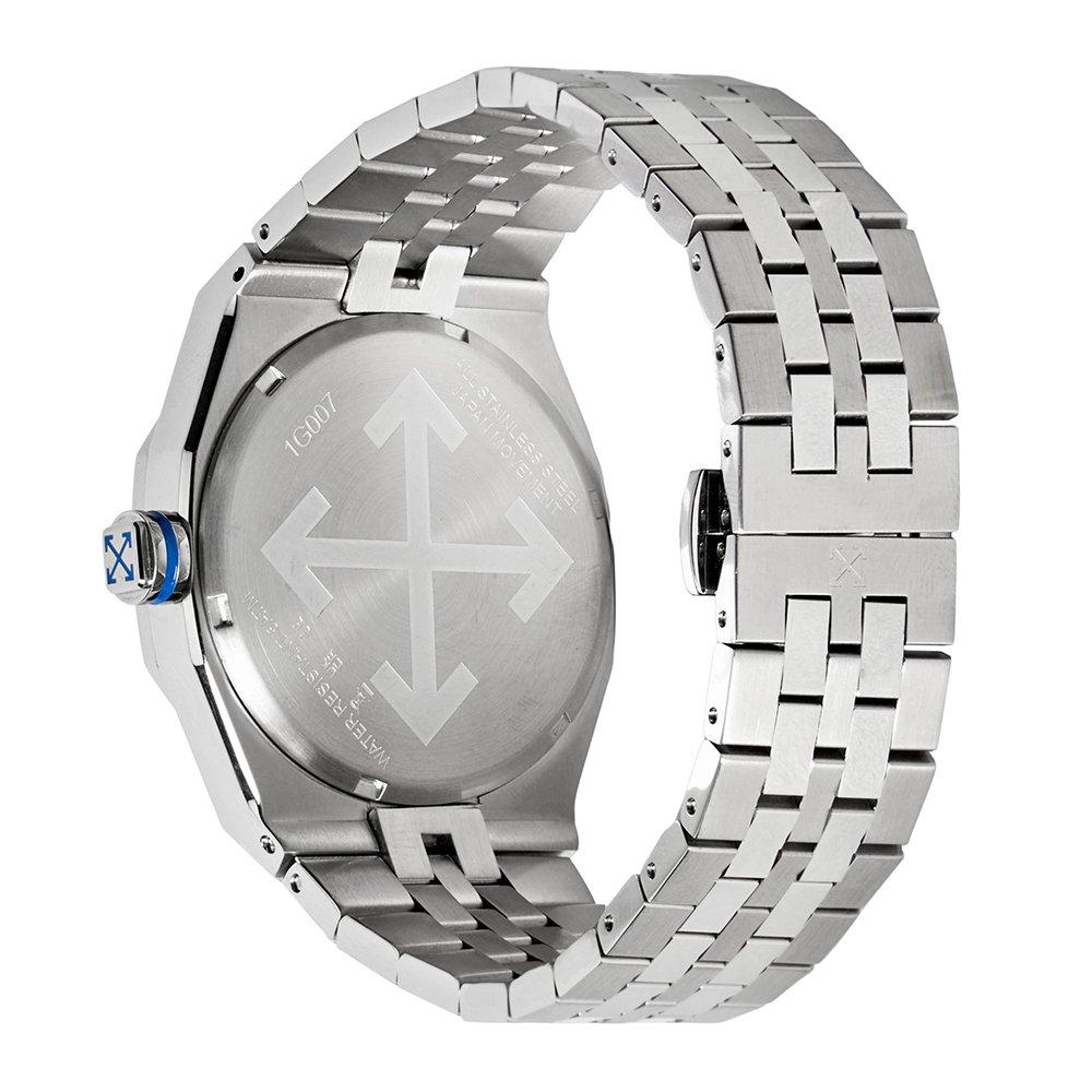 Blue/Silver - Off White - No Grid Watch - 4