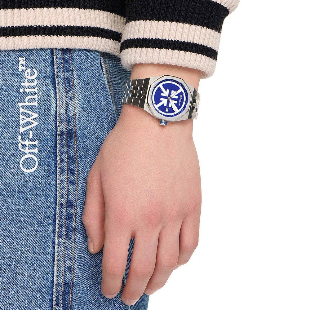 Blue/Silver - Off White - No Grid Watch - 5