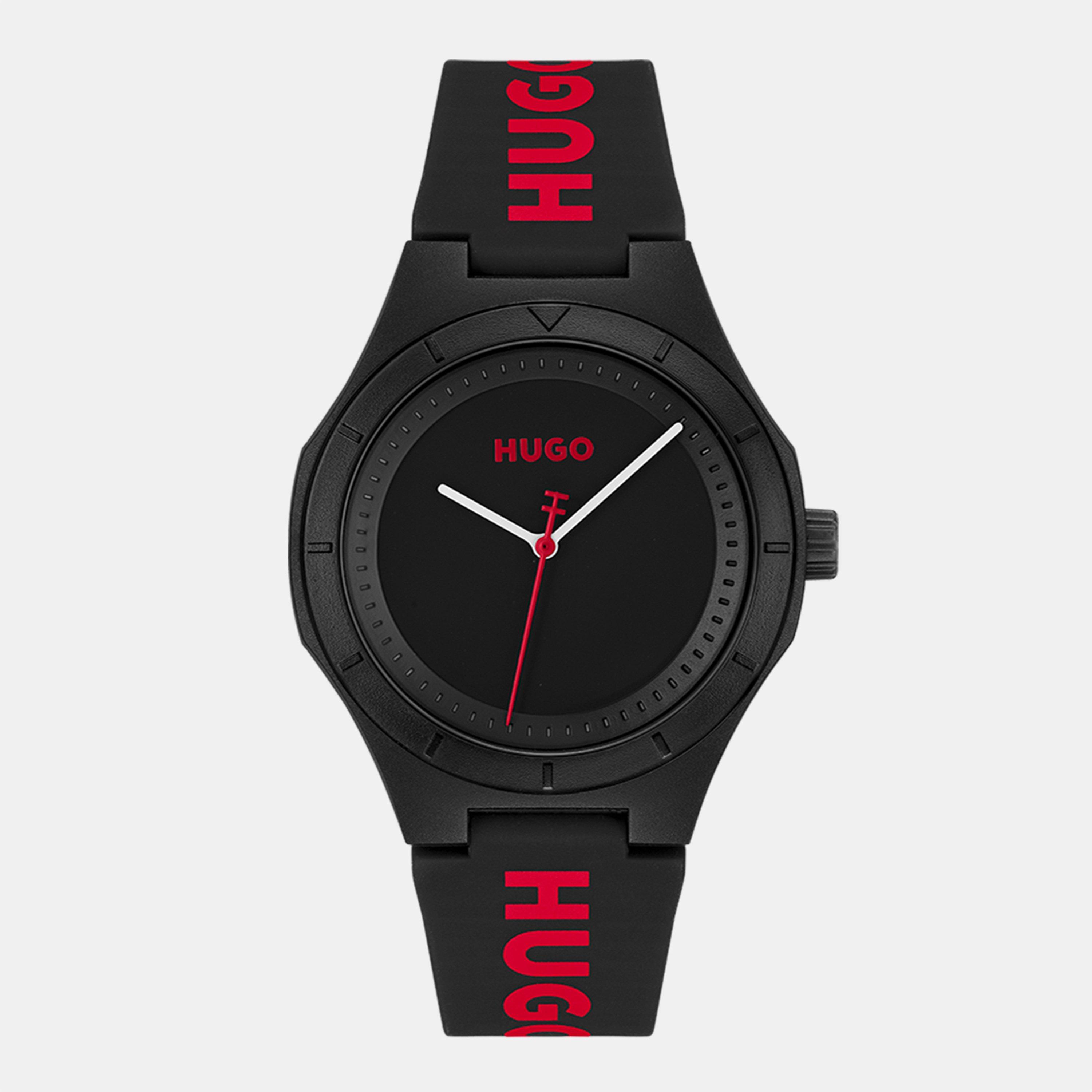 Hugo HUGO #LIT Silicone Strap Watch