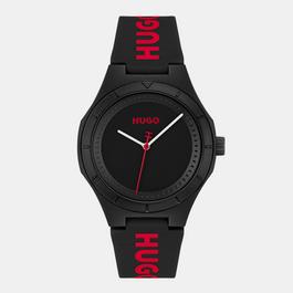 Hugo HUGO #LIT Silicone Strap Watch