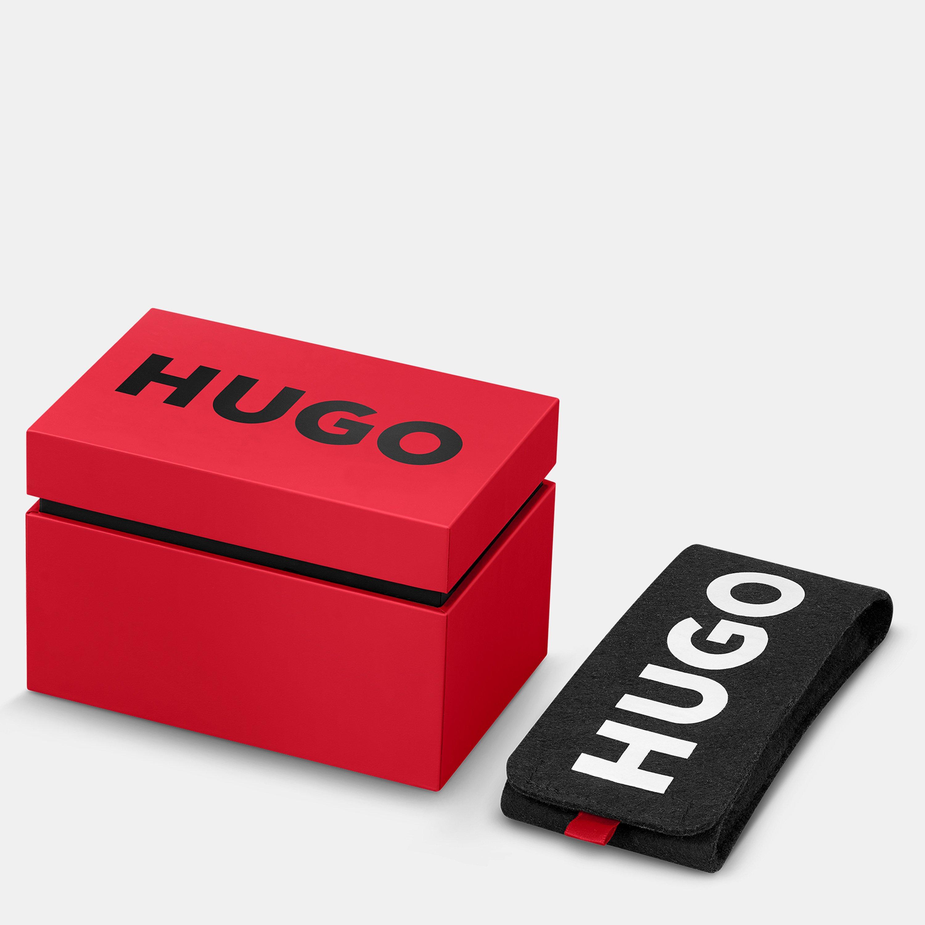Black/Black - Hugo - HUGO #LIT Silicone Strap Watch - 5