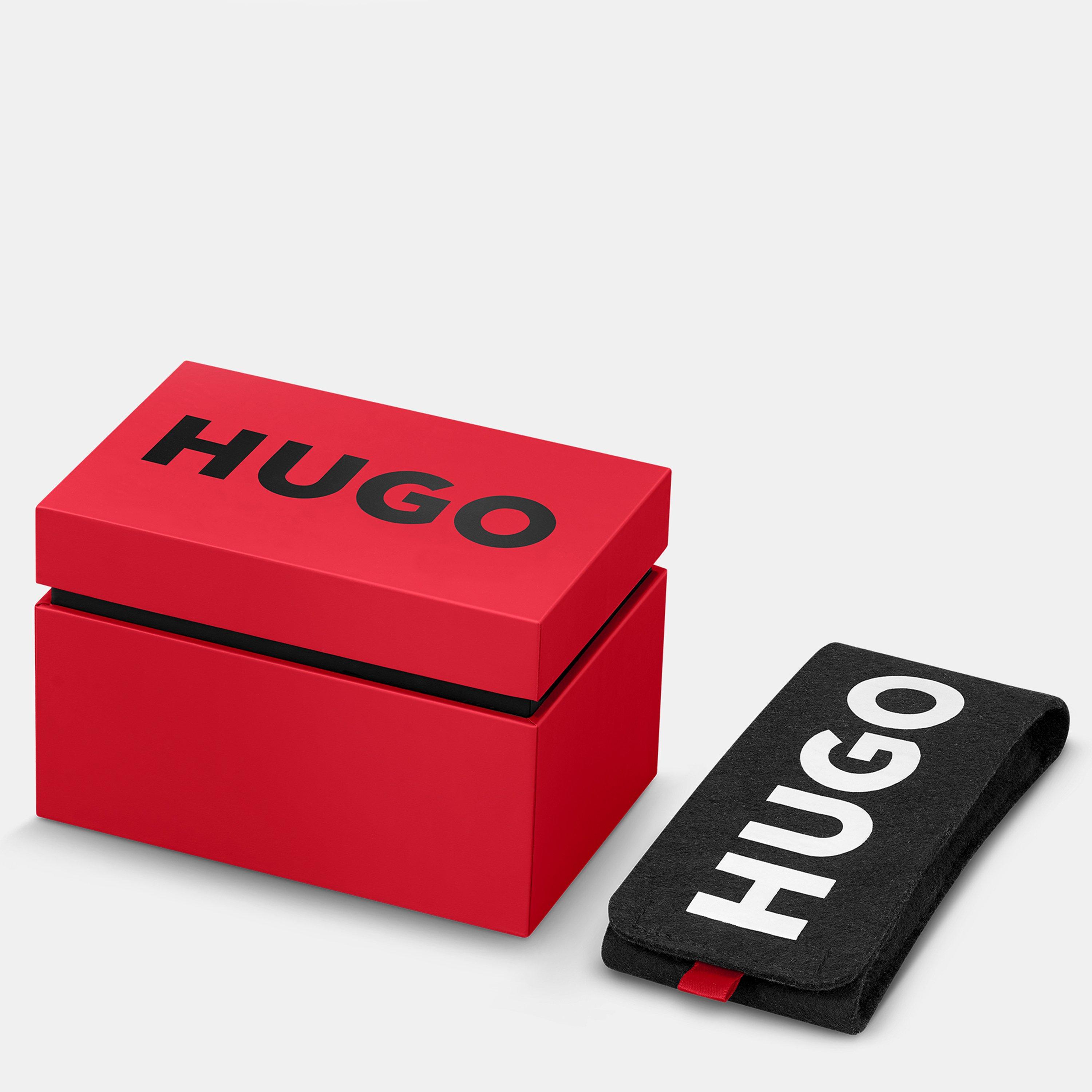 Blue - Hugo - HUGO #LIT Silicone Strap Watch - 5