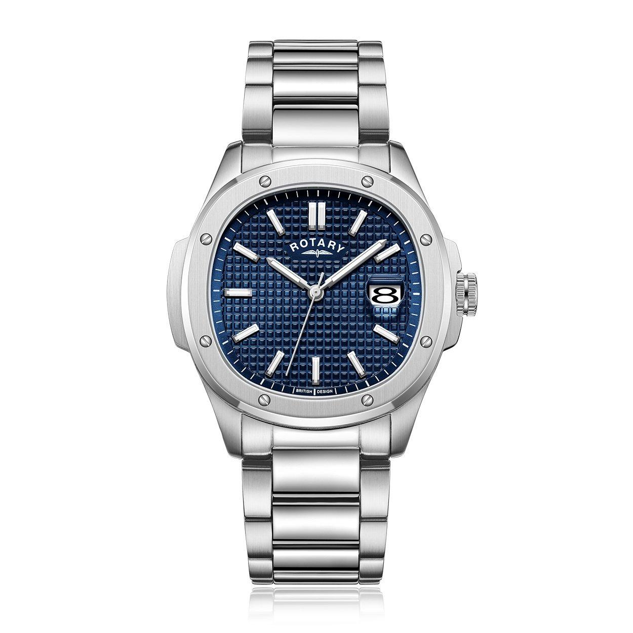 Blue/Silver - Rotary - Men's Quartz Analogue Watch - 1