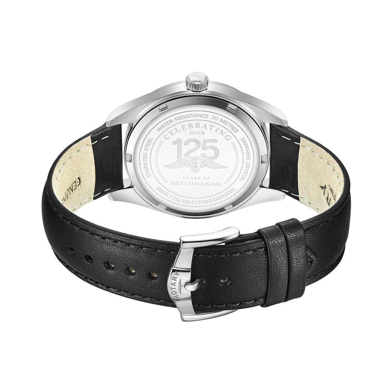Black/Black - Rotary - Men's Precision Quartz Analogue Watch - 3