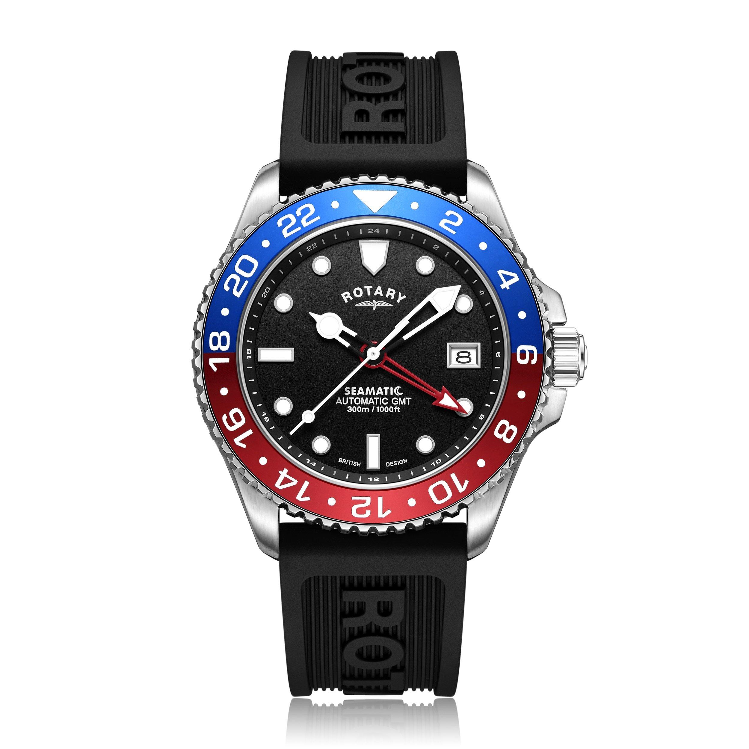 Black/Black - Rotary - Seamatic Watch - 2