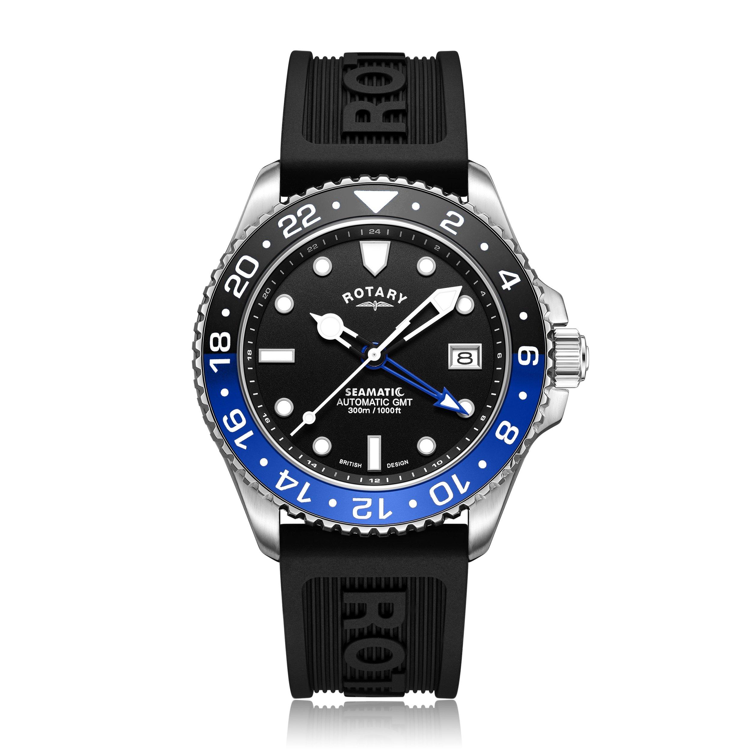 Black/Black - Rotary - Seamatic Watch - 2