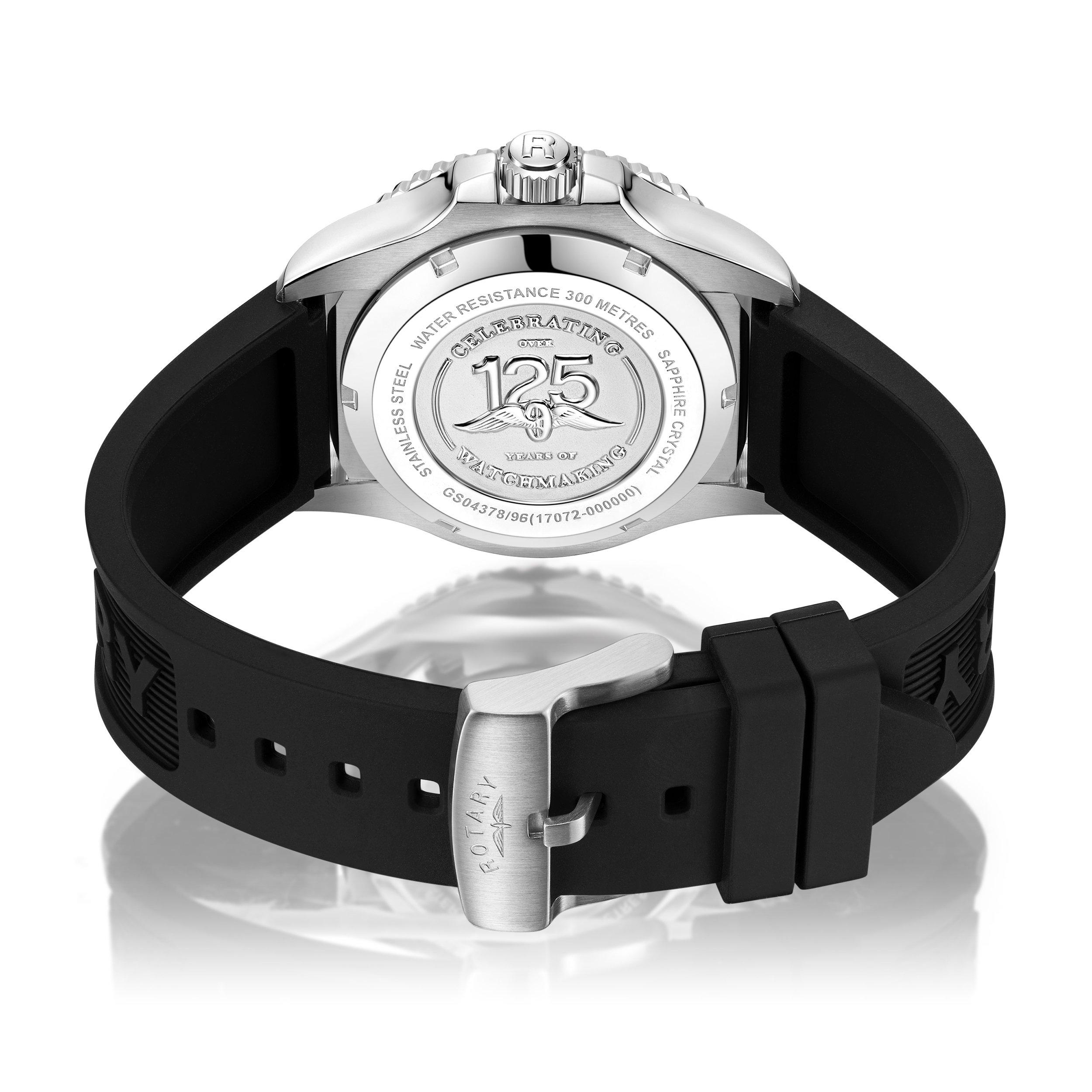 Black/Black - Rotary - Seamatic Watch - 4