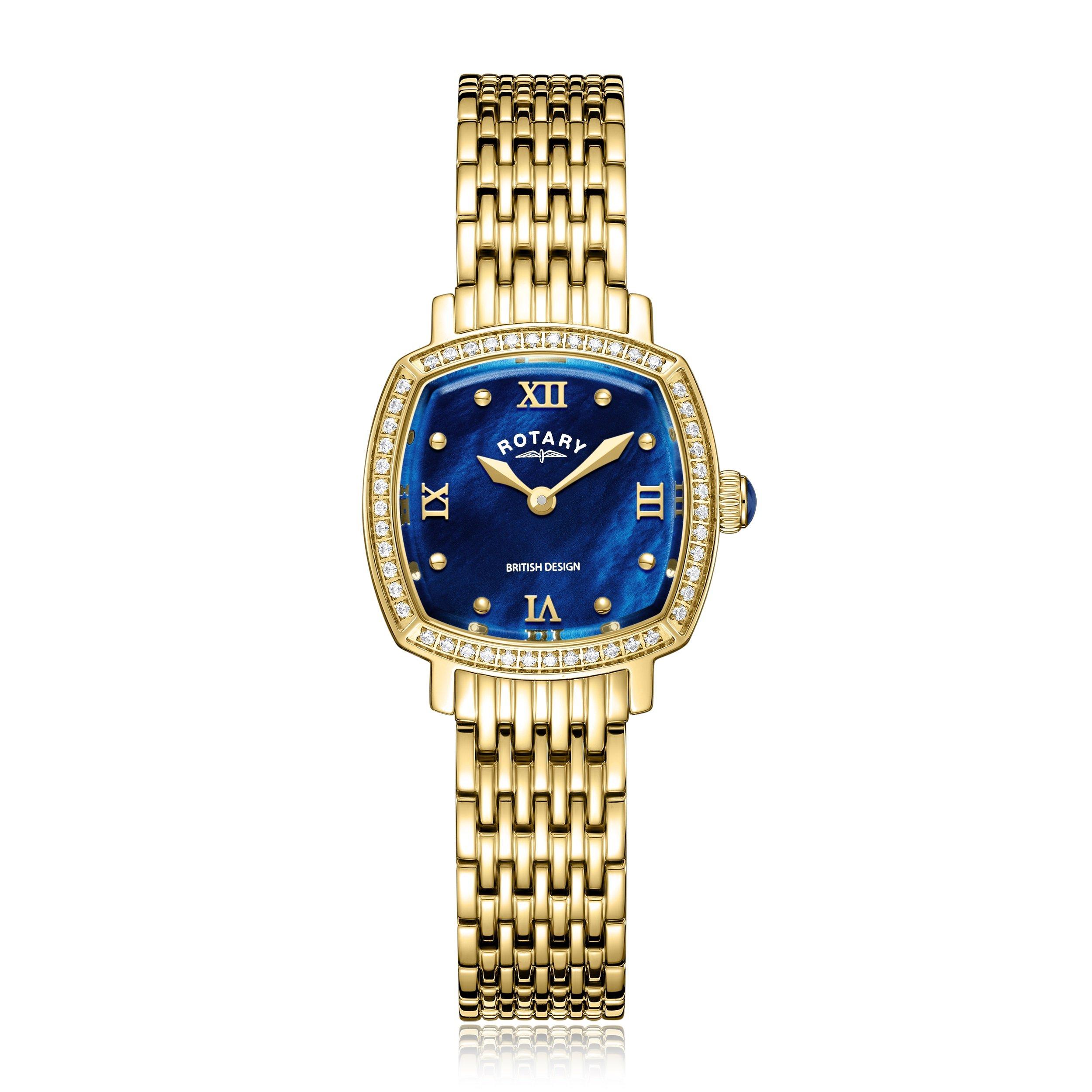 Rotary Men's Traditional Analogue Quartz Watch - Mother Of Pearl