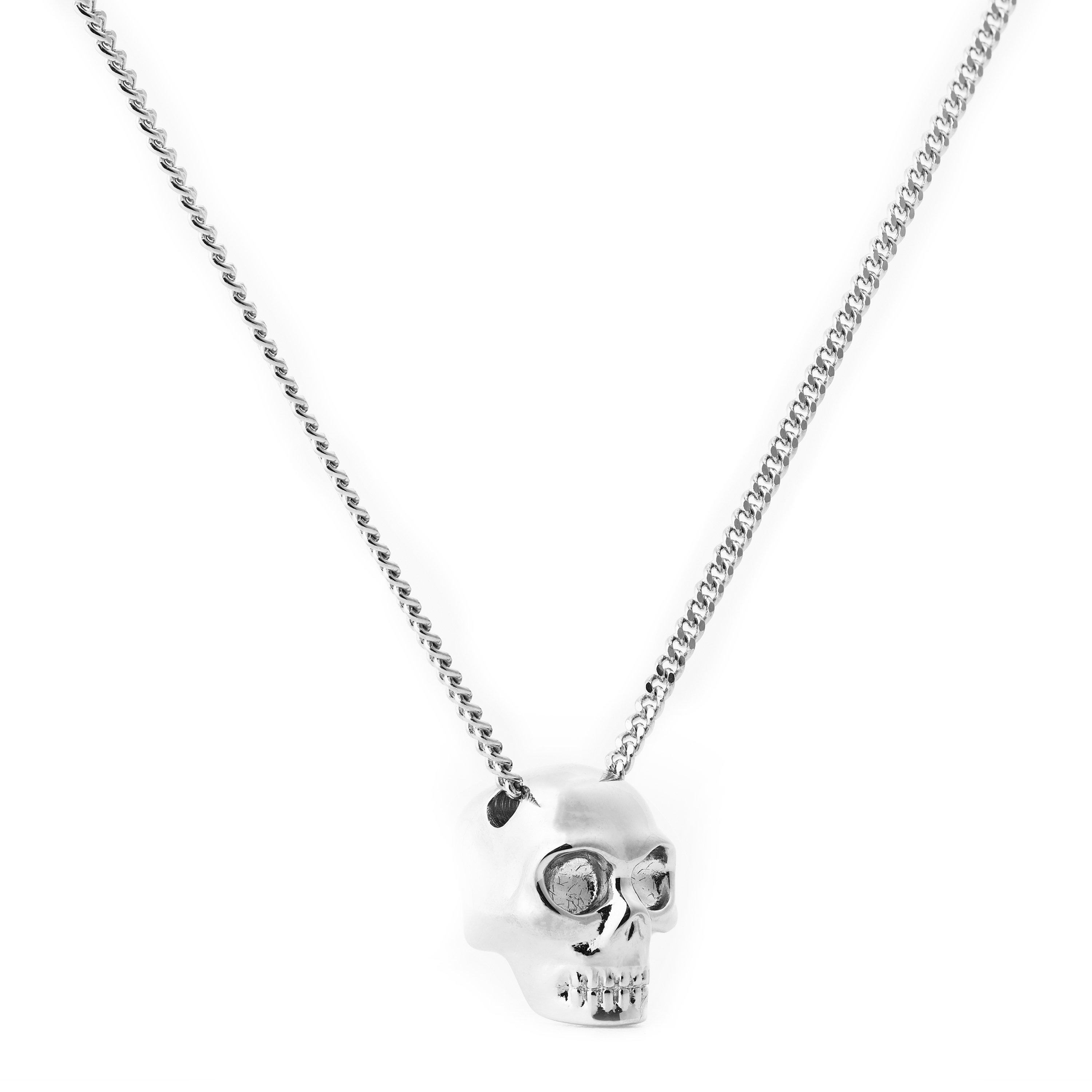 Silver - Alexander McQueen - Alex Skull necklace Sn63 - 2