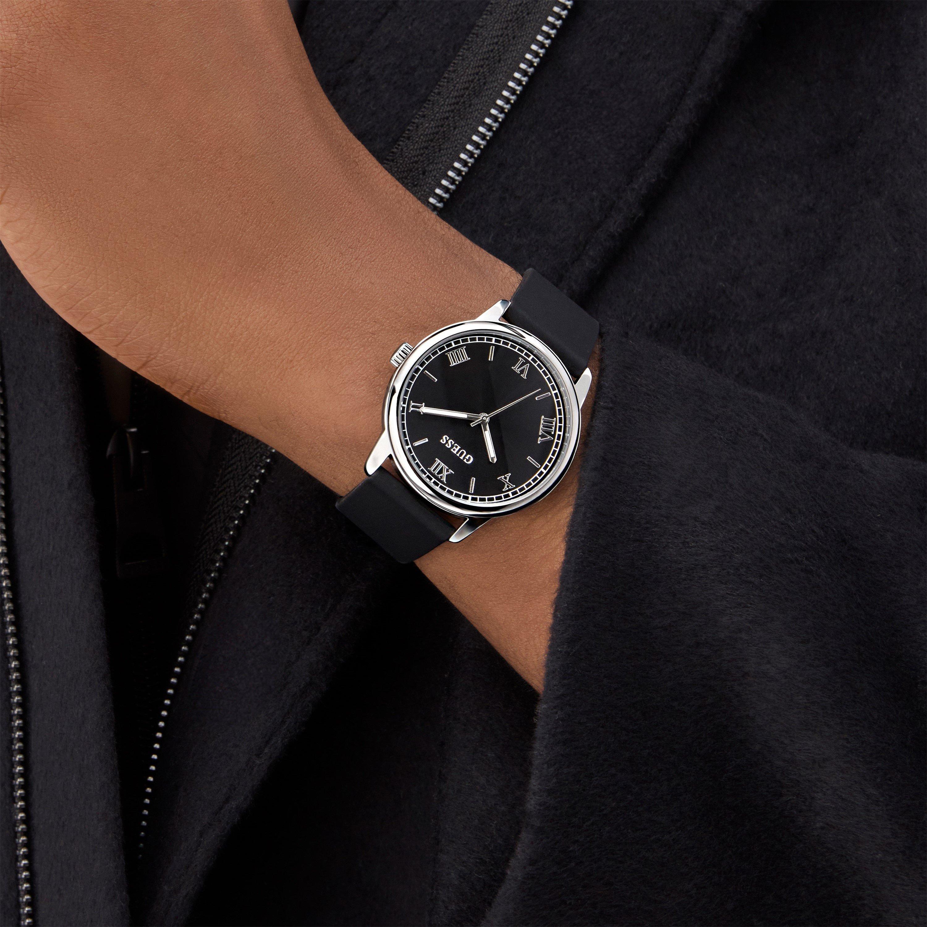 Schwarz/Silber - Guess - Chandler Analogue Quartz Watch - 2