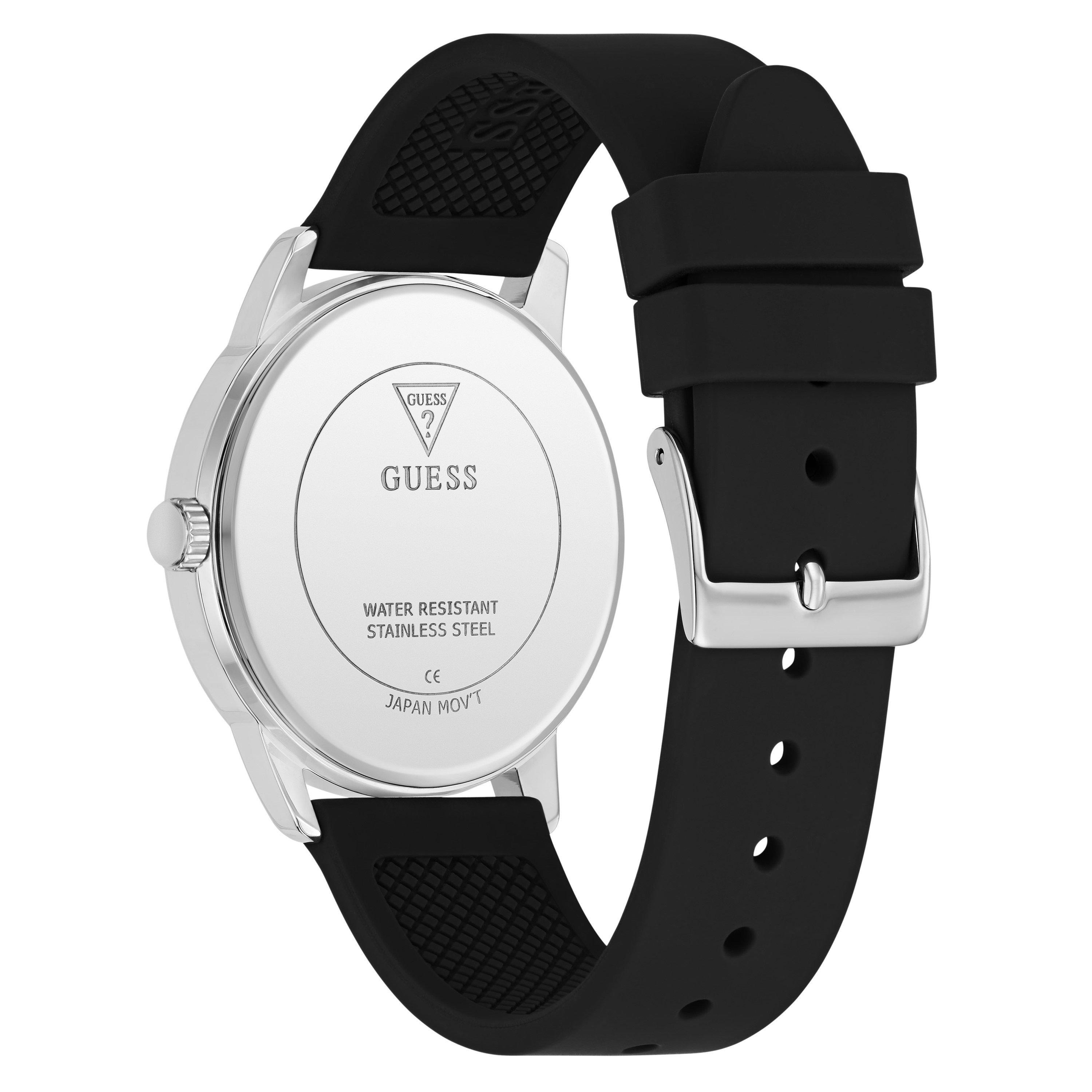 Schwarz/Silber - Guess - Chandler Analogue Quartz Watch - 6
