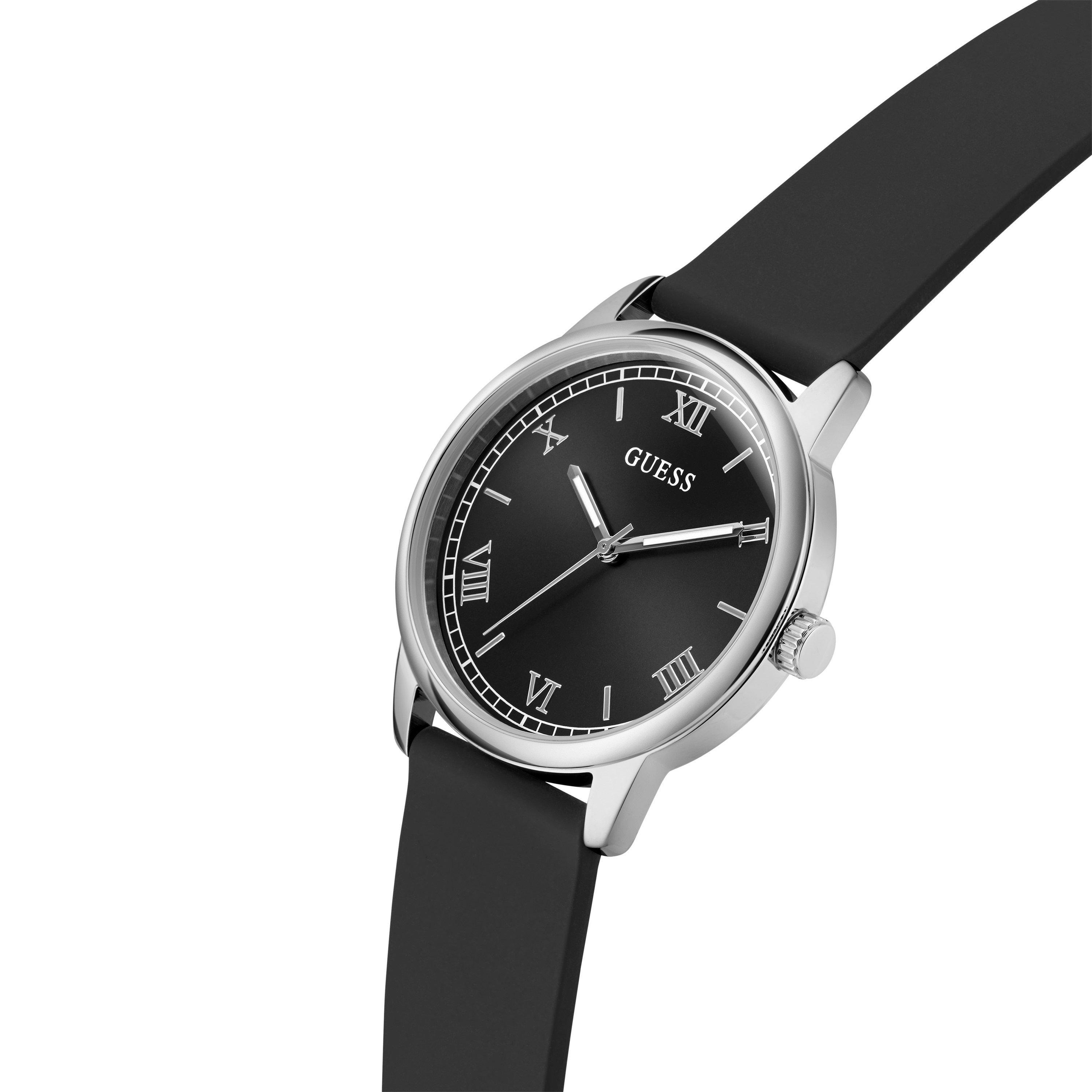 Schwarz/Silber - Guess - Chandler Analogue Quartz Watch - 7