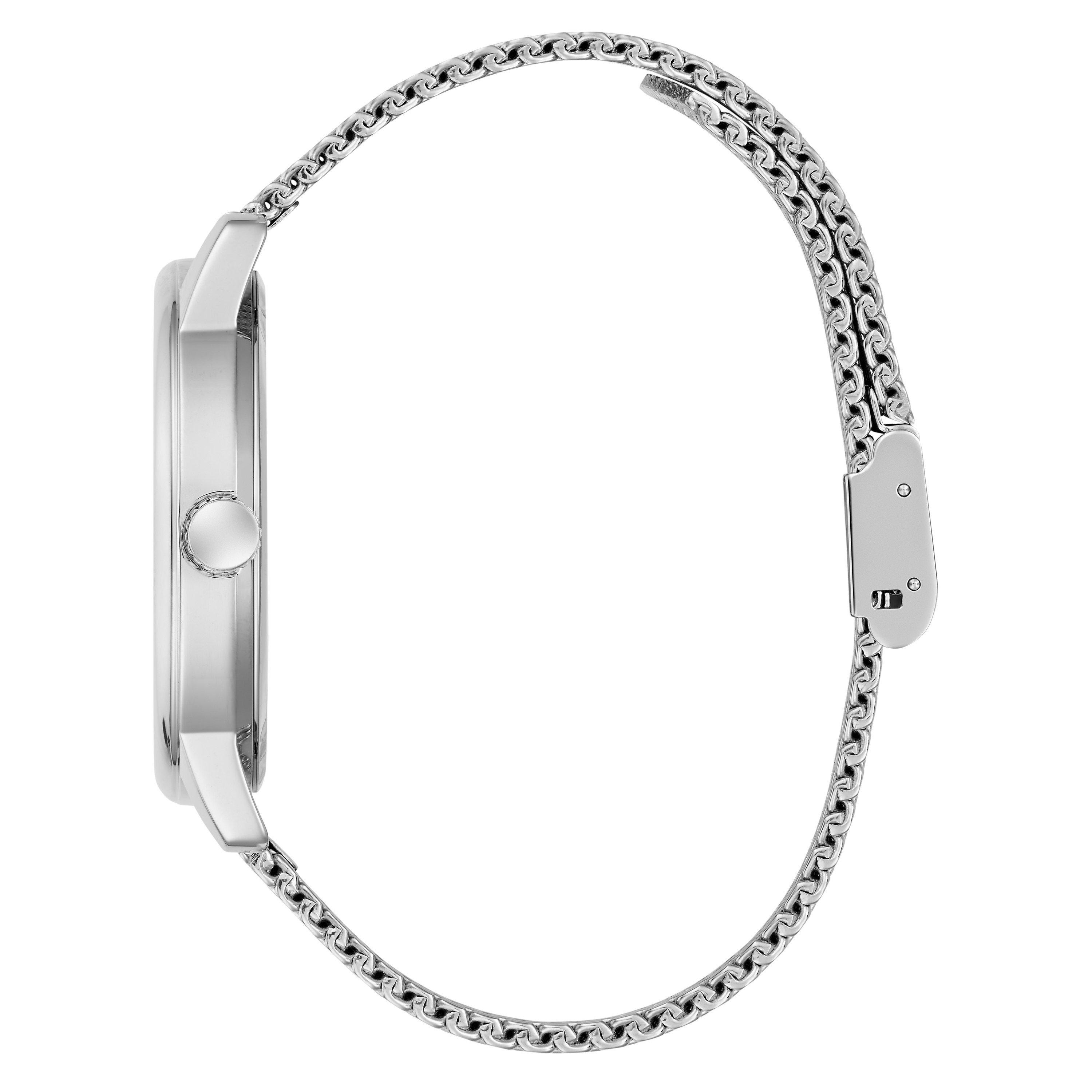 Silver - Guess - Chandler Analogue Quartz Watch - 5
