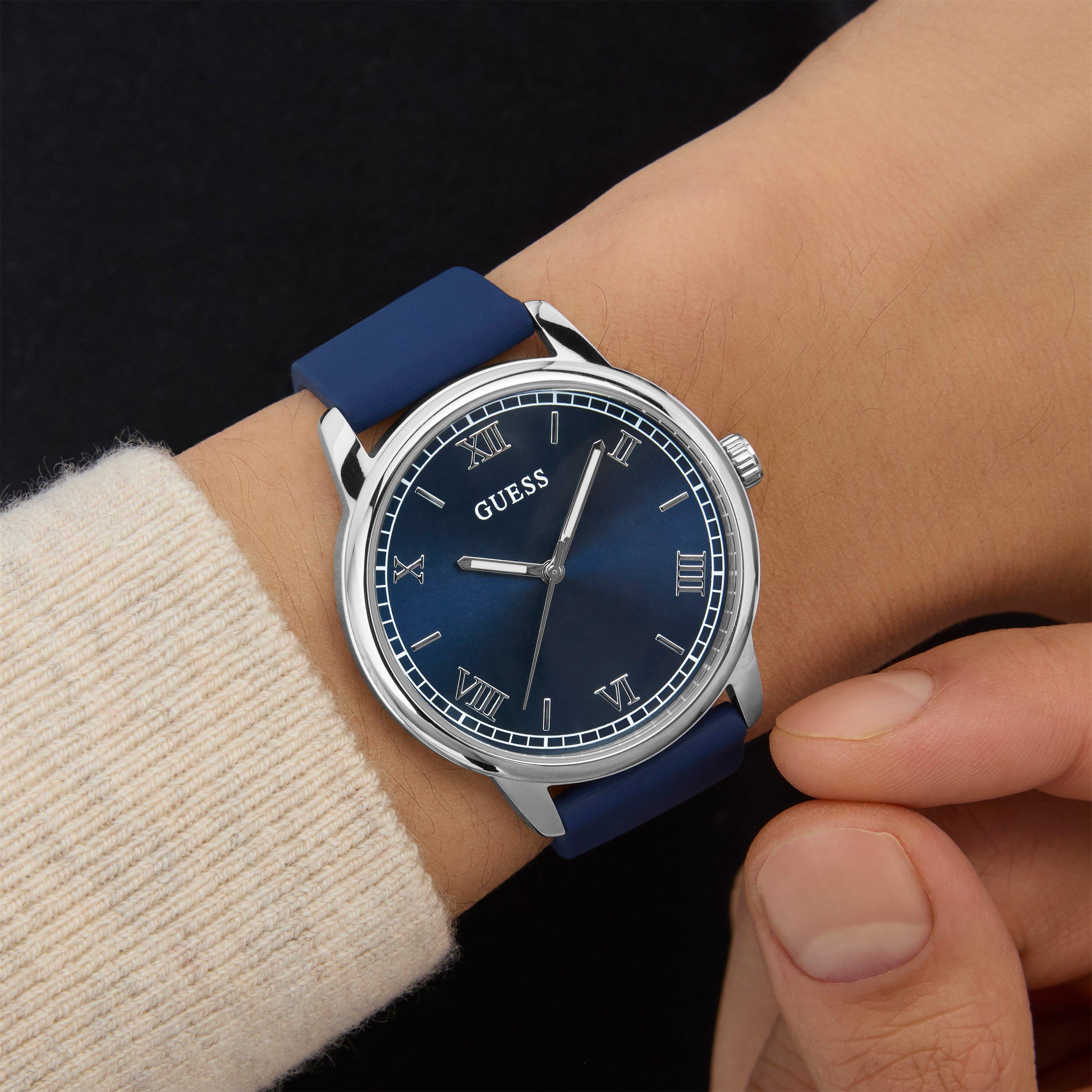 Blue/Silver - Guess - GesJwl Chandler Watch 64 - 3