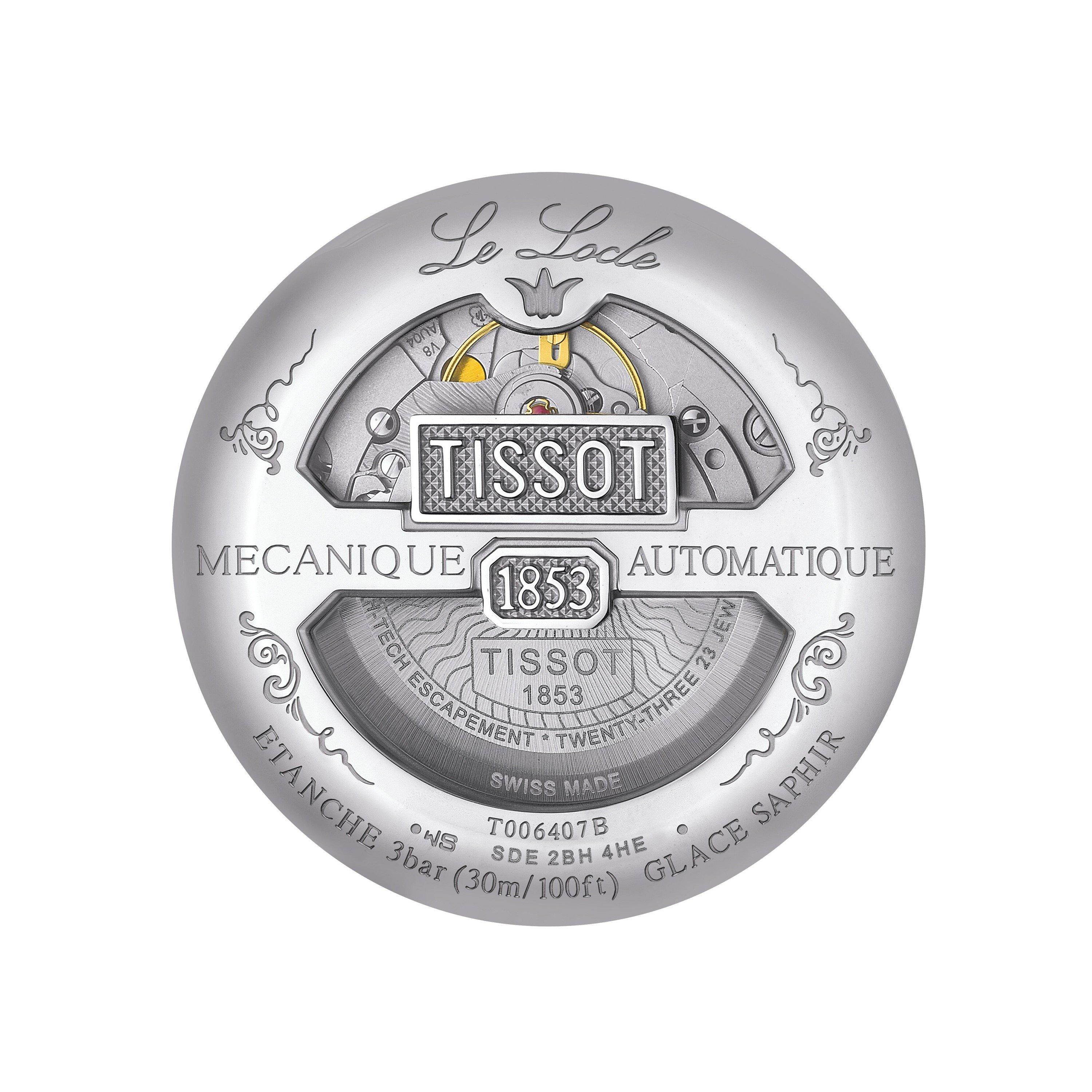 Black/Black - Tissot - Men's Le Locle Analogue Quartz Watch - 2