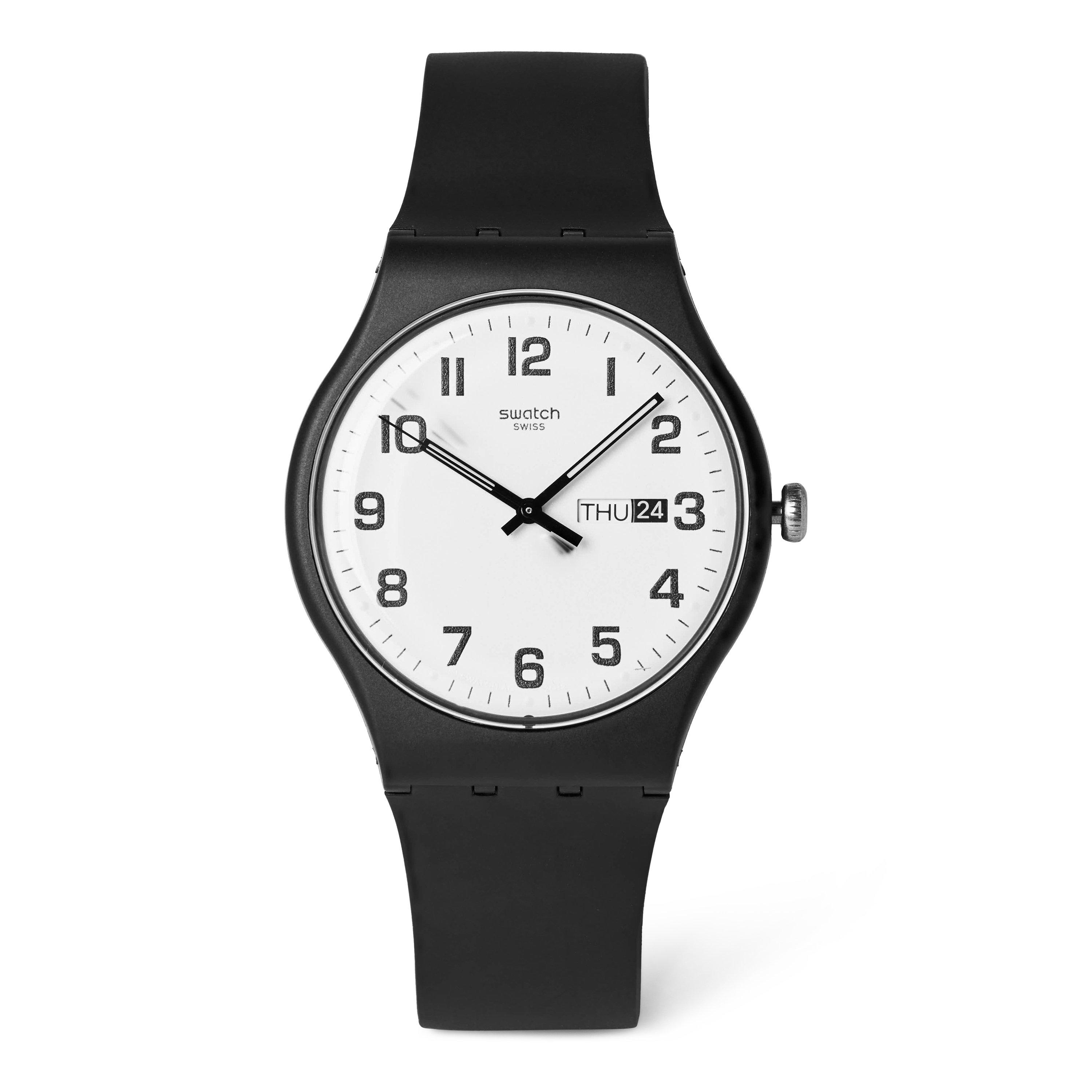 Swatch  Core Analogue Quartz Watch - Twice Again