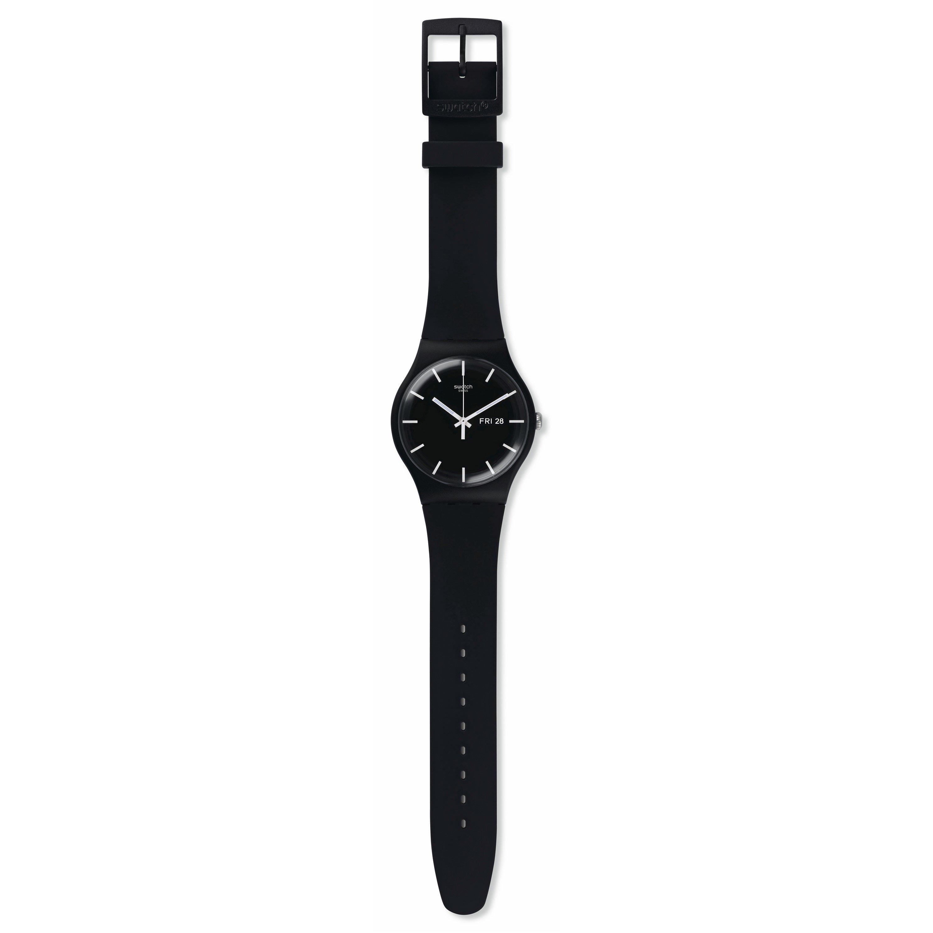 Mono Black - Swatch - Core Analogue Quartz Watch - 2