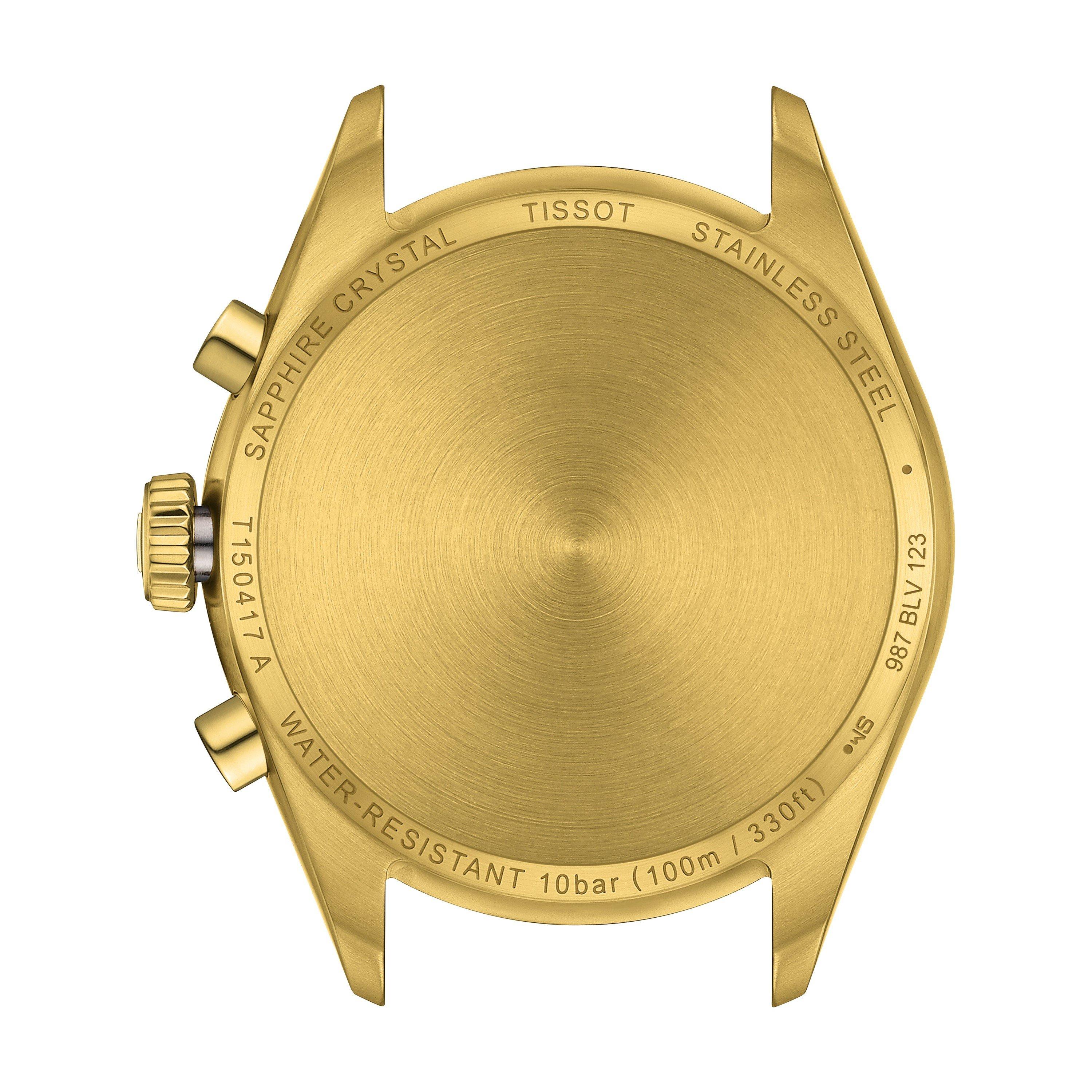 Silver/Gold PVD - Tissot - PR 100 Chronograph 41mm Watch - 4