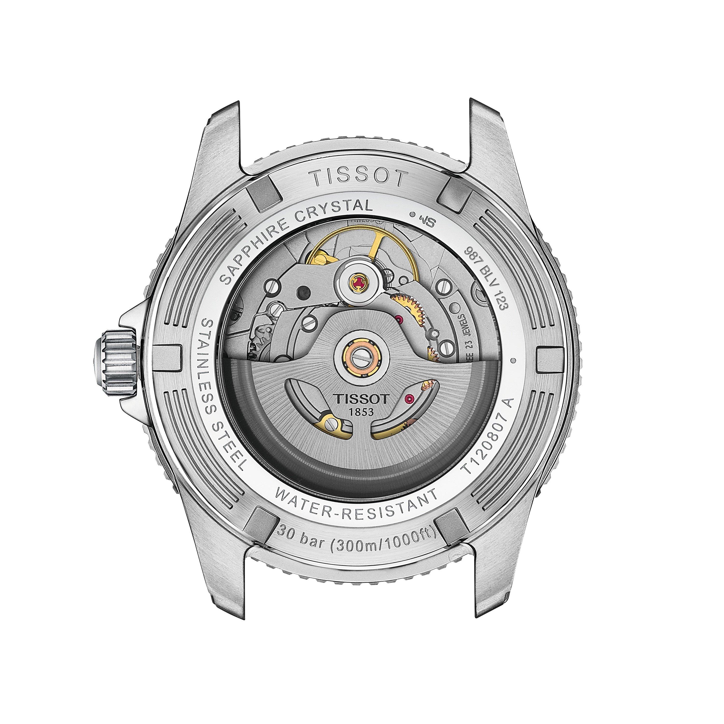Turquoise/Steel - Tissot - Seastar 1000 40mm Watch - 3