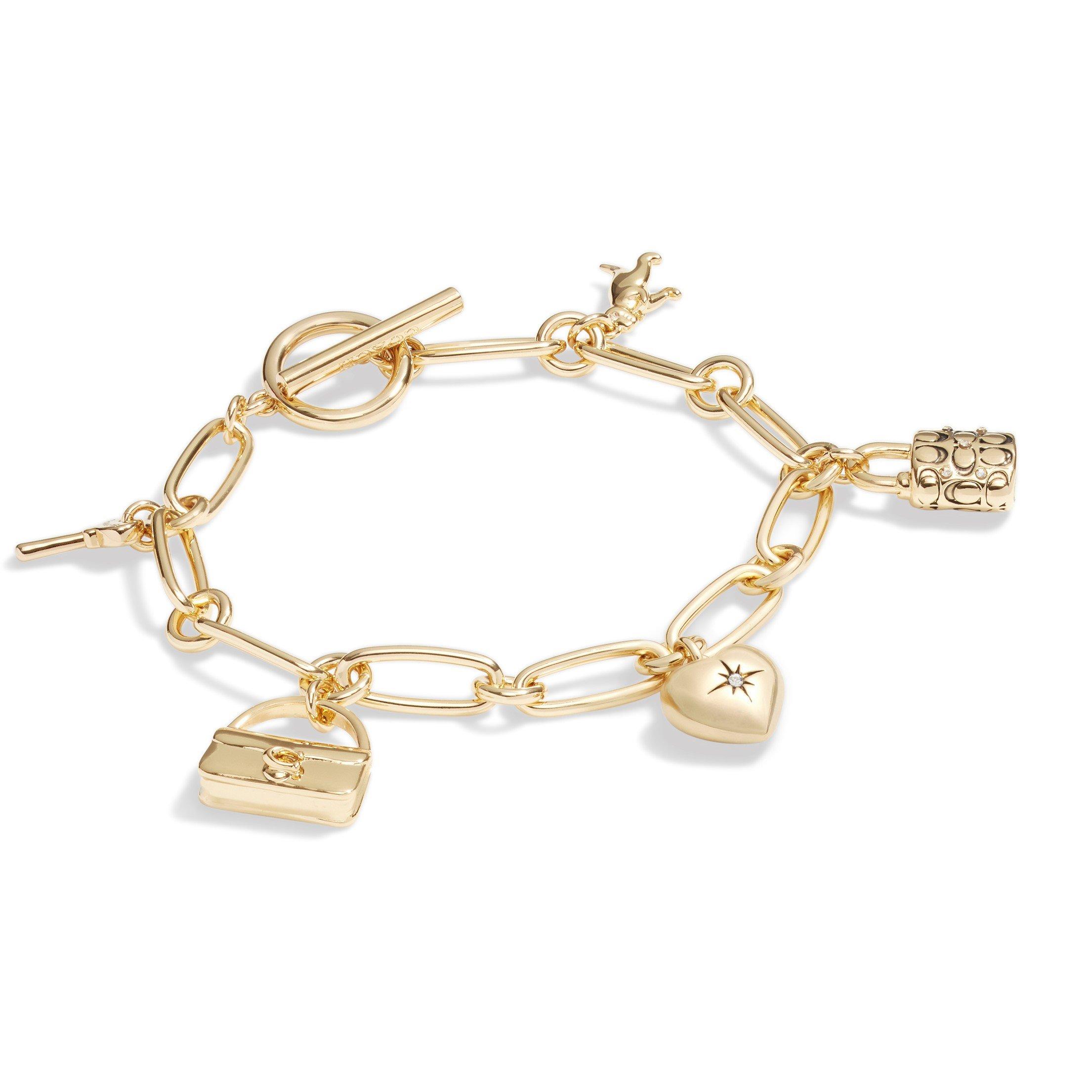 GOLD - Coach - COACH CHARM BRACELET - 1